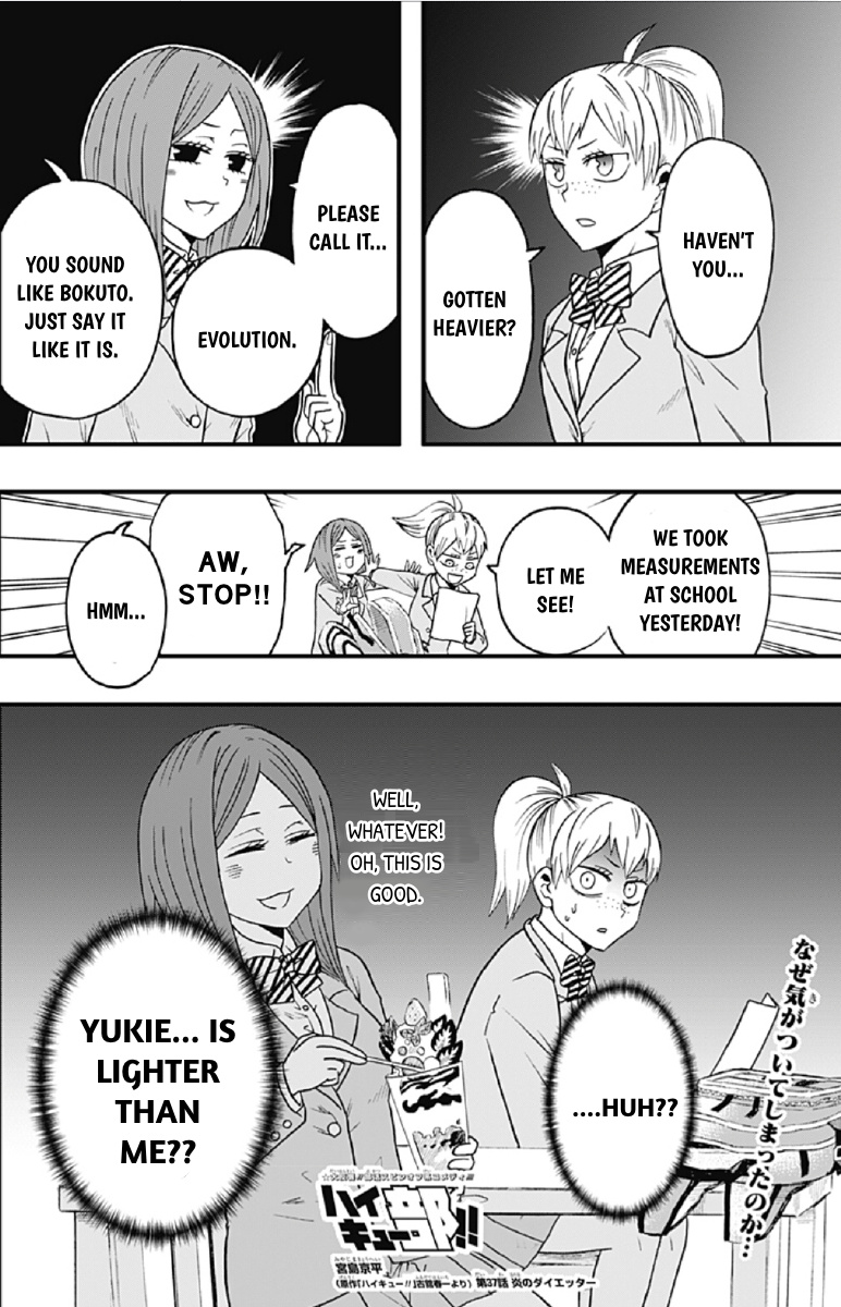 Haikyuu-Bu!! - Vol.4 Chapter 37: Fukurodani Girls’ Diet Plan