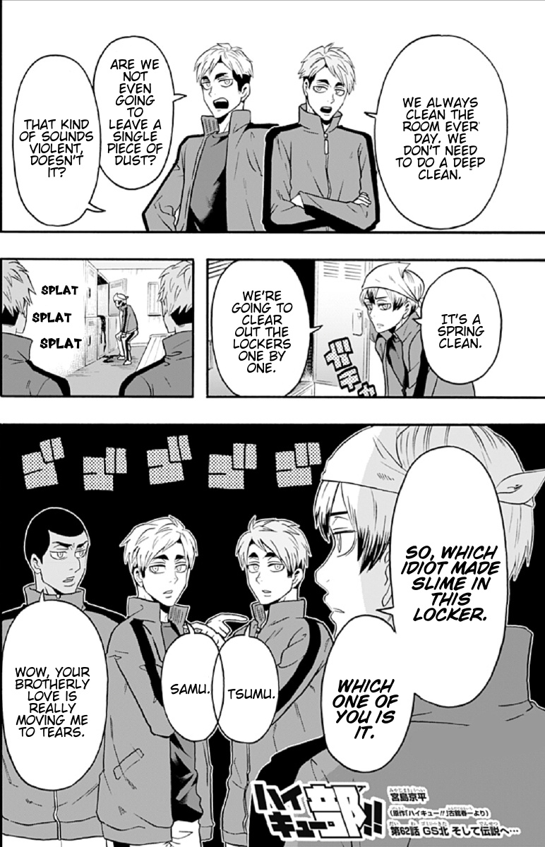 Haikyuu-Bu!! - Chapter 62: Inarizaki's Spring Clean