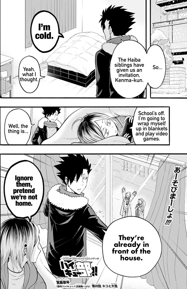 Haikyuu-Bu!! - Vol.2 Chapter 20: The Cats Play In The Snow