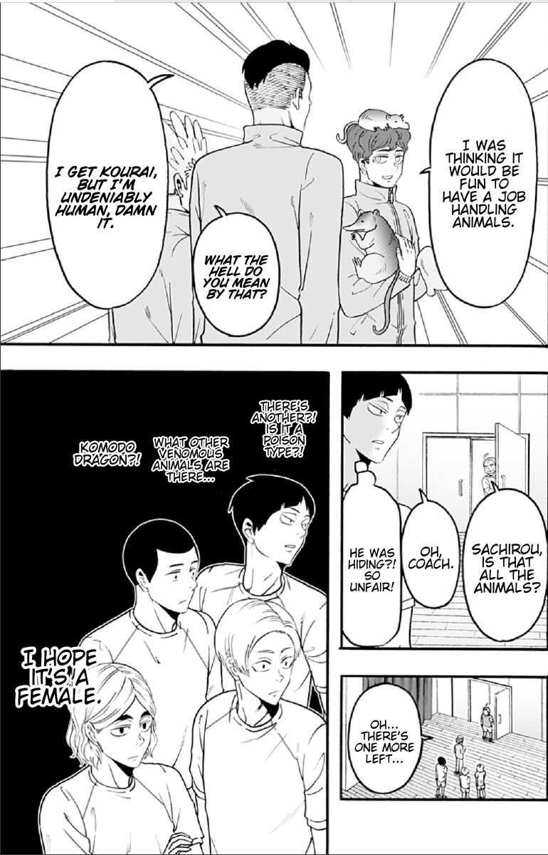 Haikyuu-Bu!! - Chapter 55: Hirugami's Animals