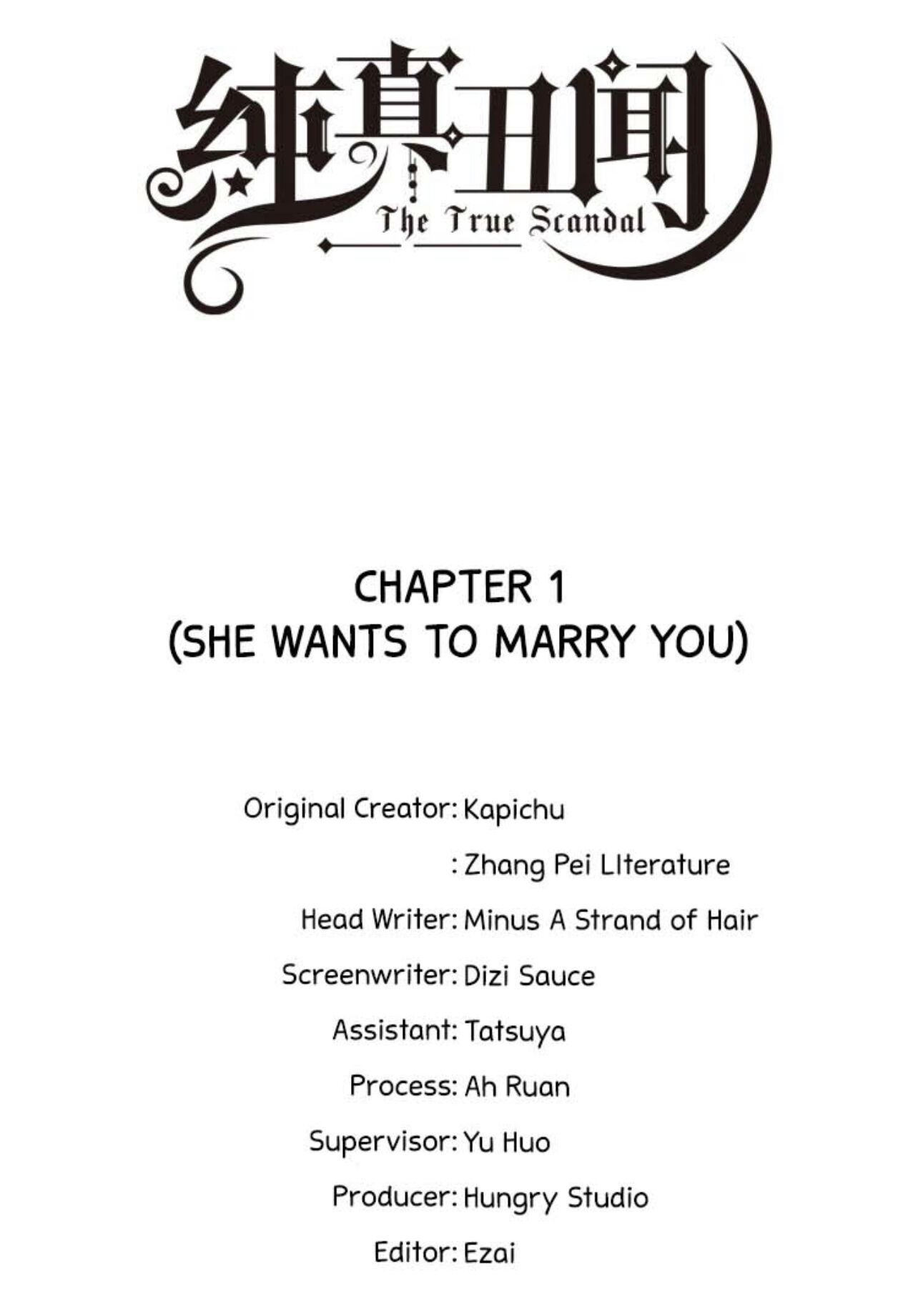 The True Scandal - Chapter 1