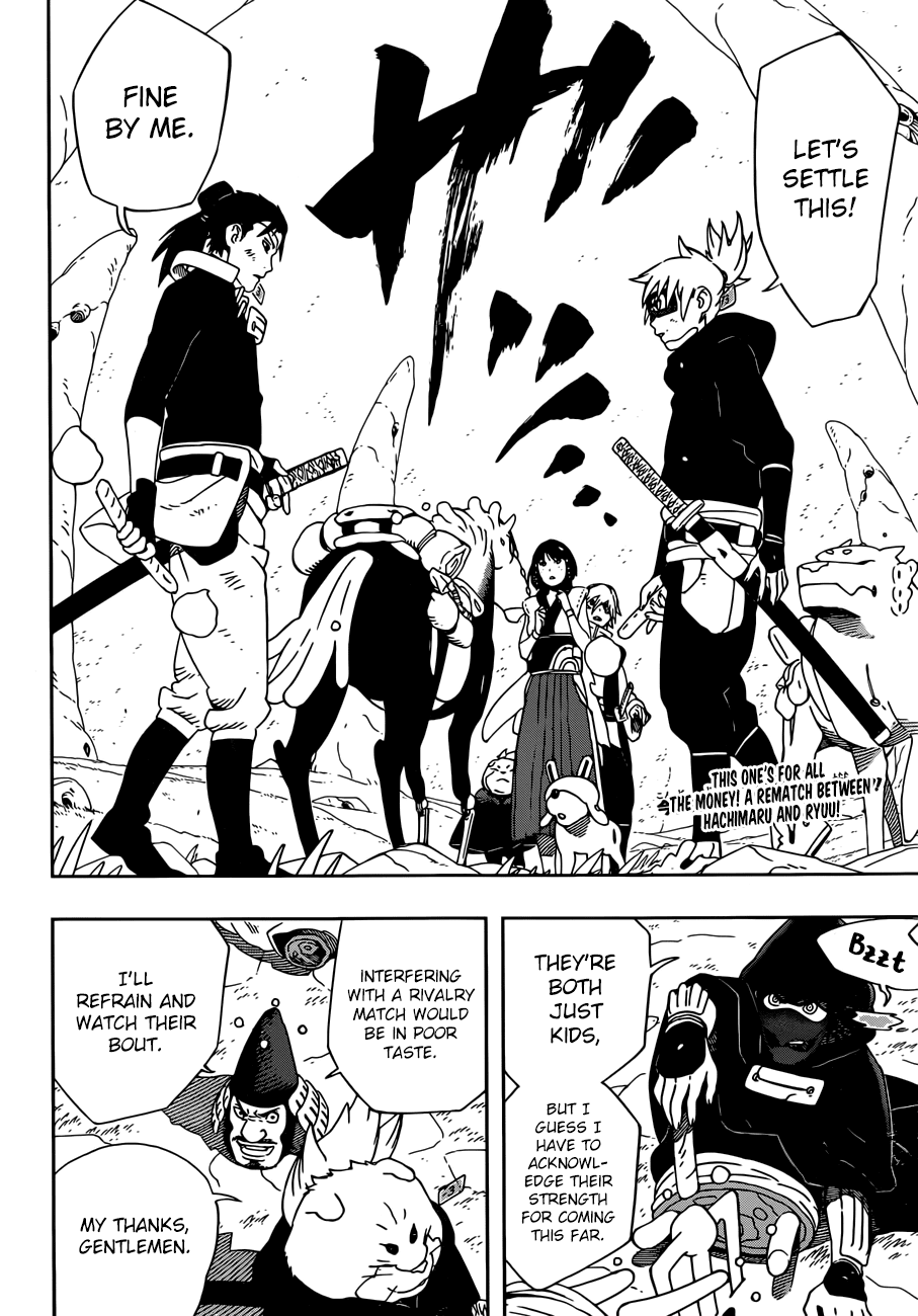 Samurai 8: Hachimaruden - Chapter 24: Hachimaru Vs. Ryuu, Rematch!!