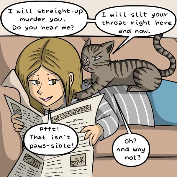 Behind The Gifs - Chapter 20 : Cat Puns - Kat Swenski