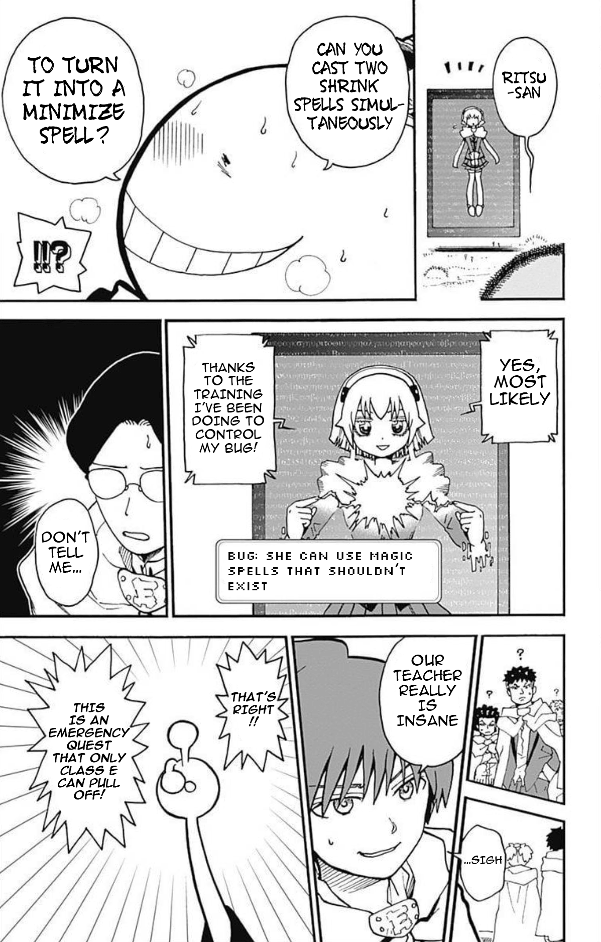 Ansatsu Kyoushitsu Spin-Off Koro-Sense Q! - Chapter 25: Find The Big Bad S Tentacles