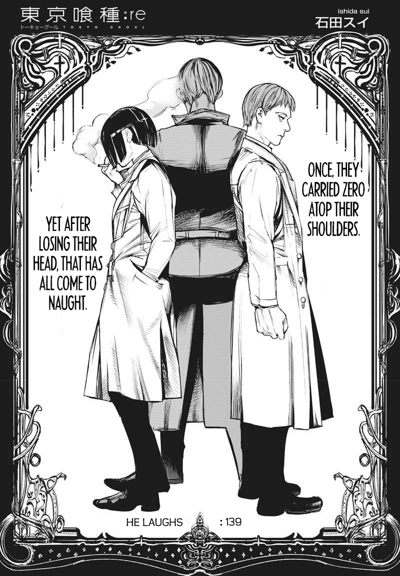 Tokyo Ghoul:re - Chapter 139: He Laughs