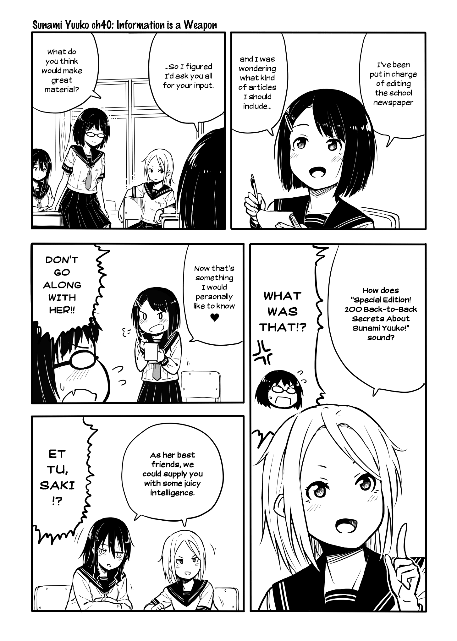 Sunami Yuuko And The Yuri People - Chapter 40: Information Is A Weapon