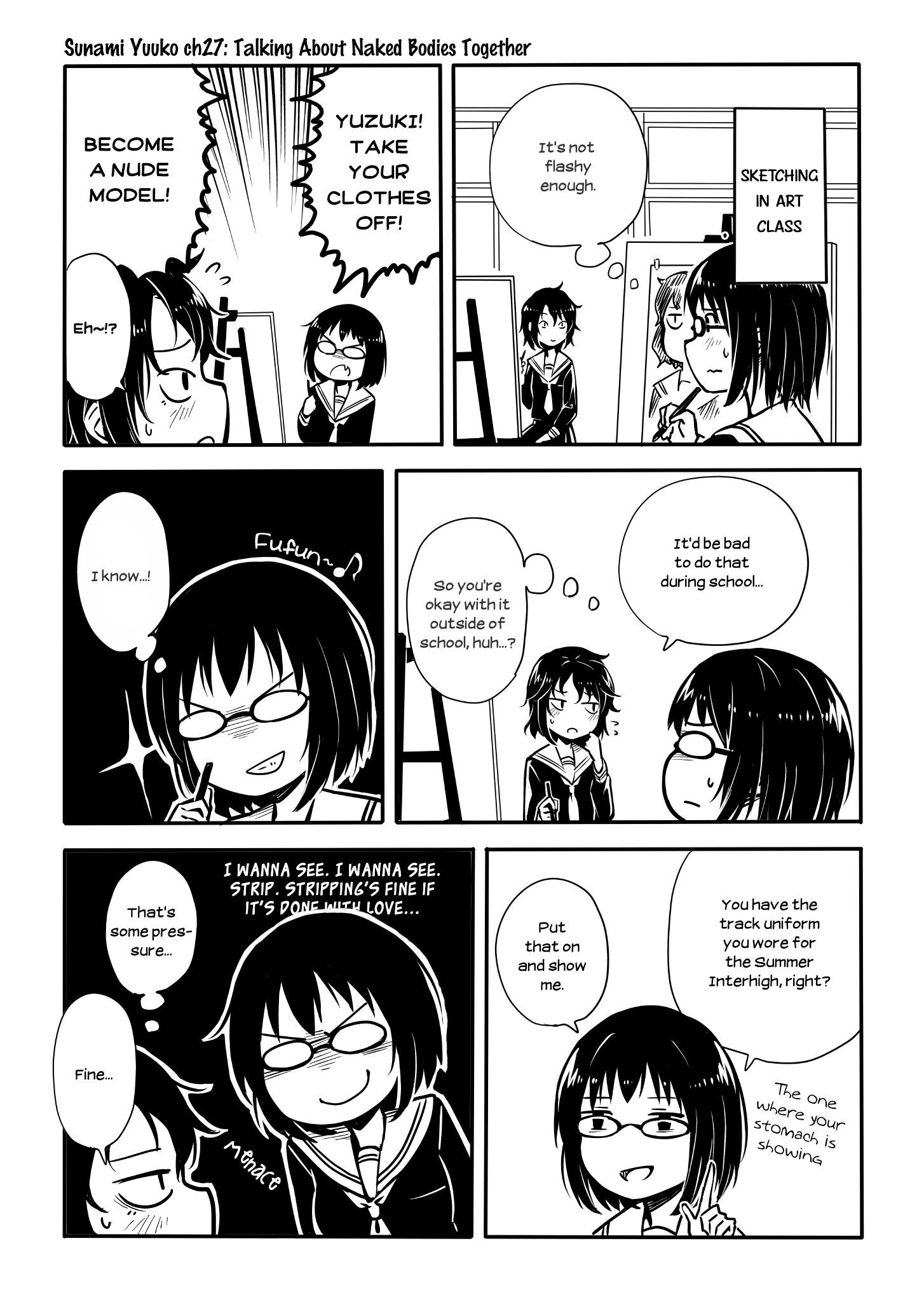 Sunami Yuuko And The Yuri People - Chapter 27: Talking About Naked Bodies Together