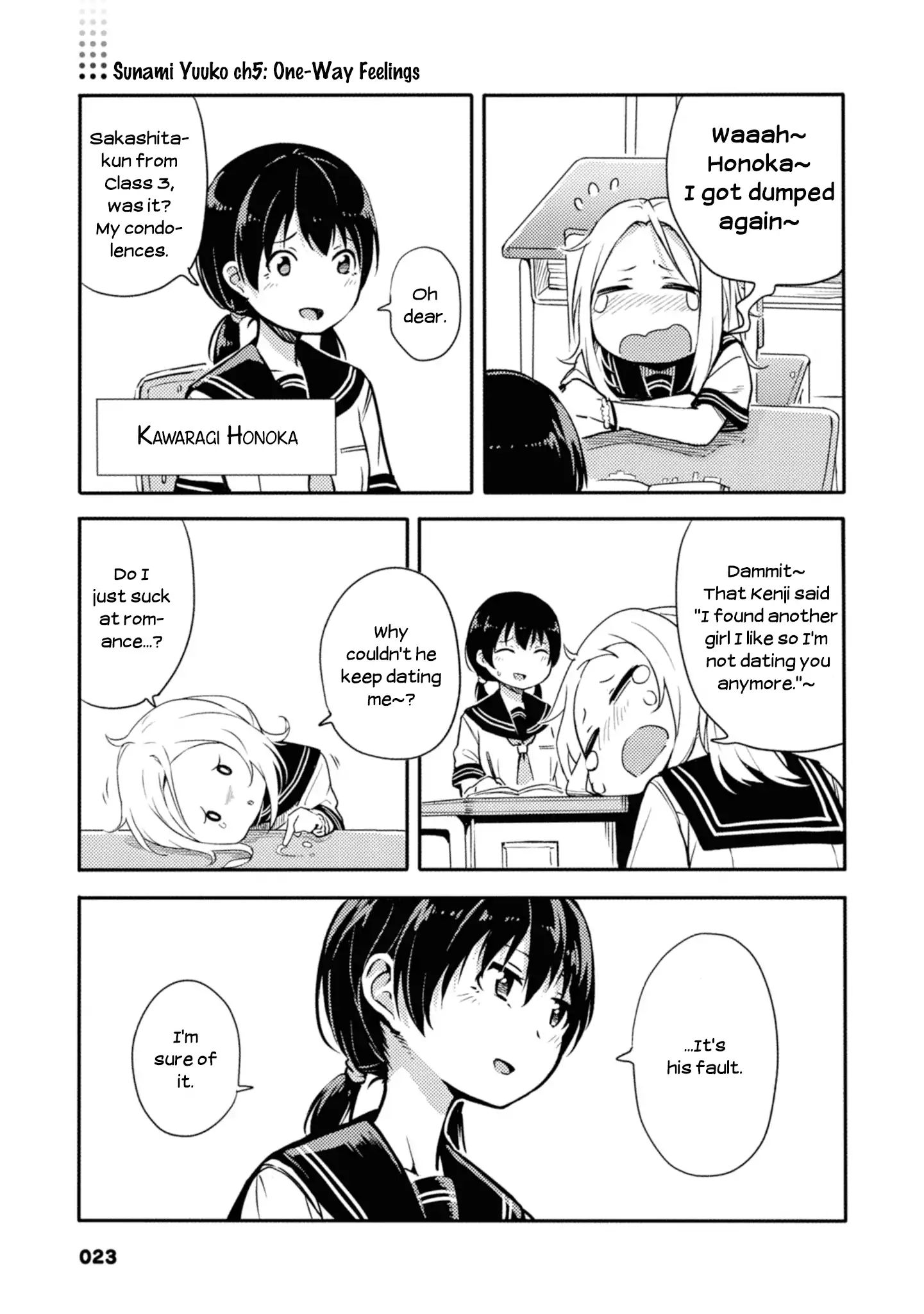 Sunami Yuuko And The Yuri People - Vol.1 Chapter 5: One-Way Feelings