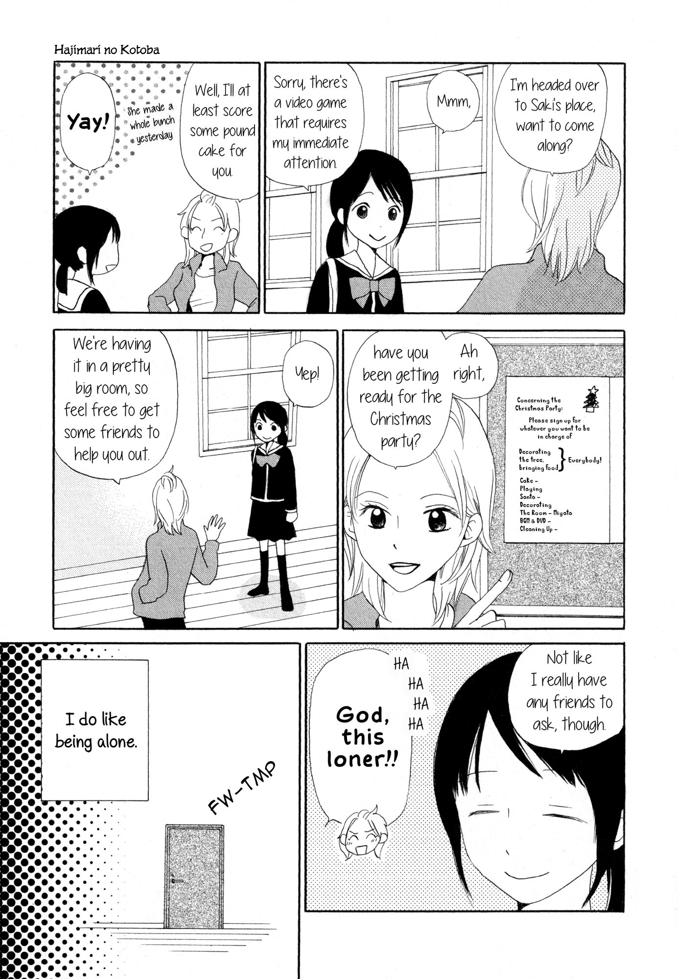 Fuwafuwa No Kimochi - Chapter 3 : Hajimari No Kotoba