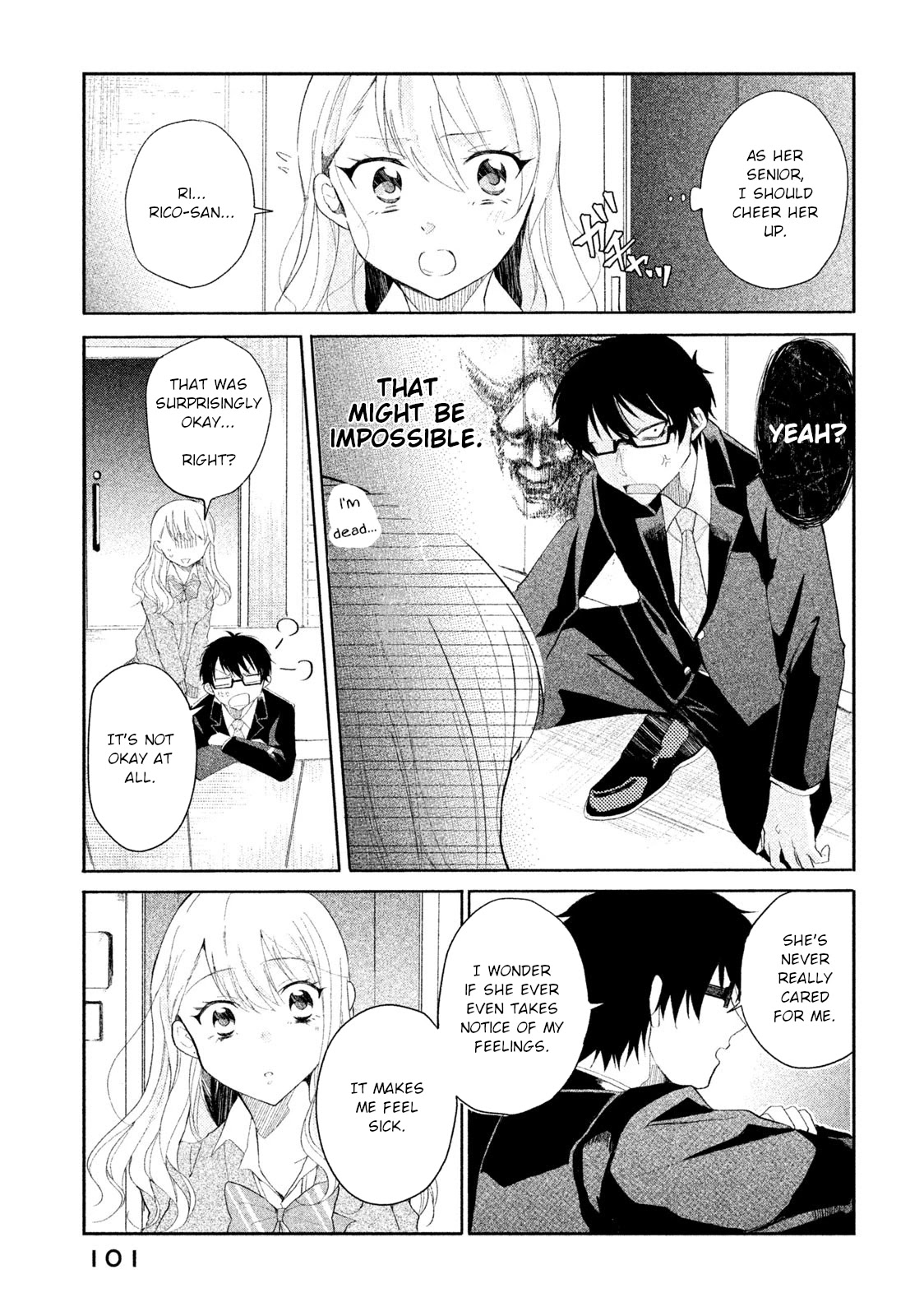 Shachiku To Gal Ga Irekawarimashite - Chapter 6: I Can't Say It