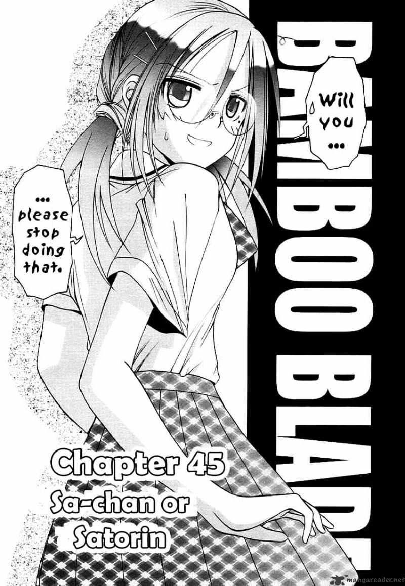 Bamboo Blade - Chapter 45 : Sa-Chan Or Satorin