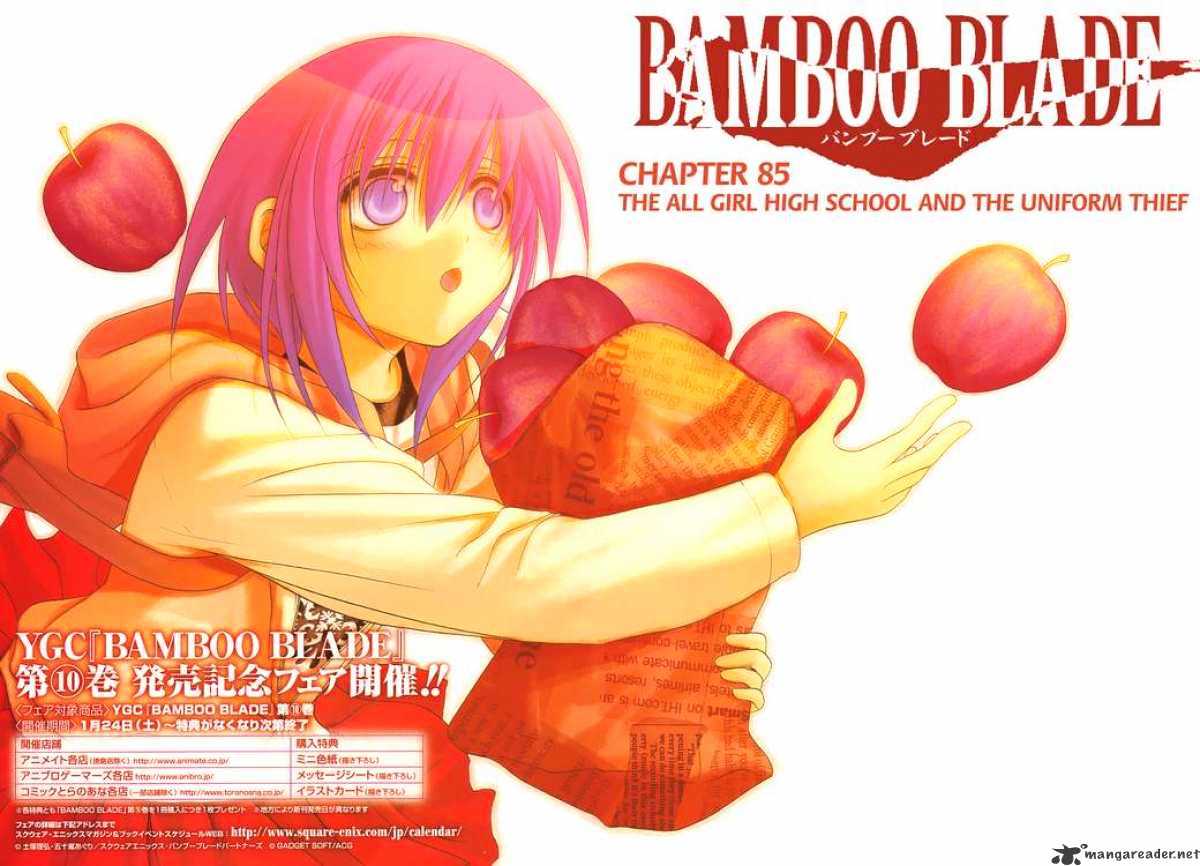 Bamboo Blade - Chapter 85 : The All Girl High School And The Uniform Thief