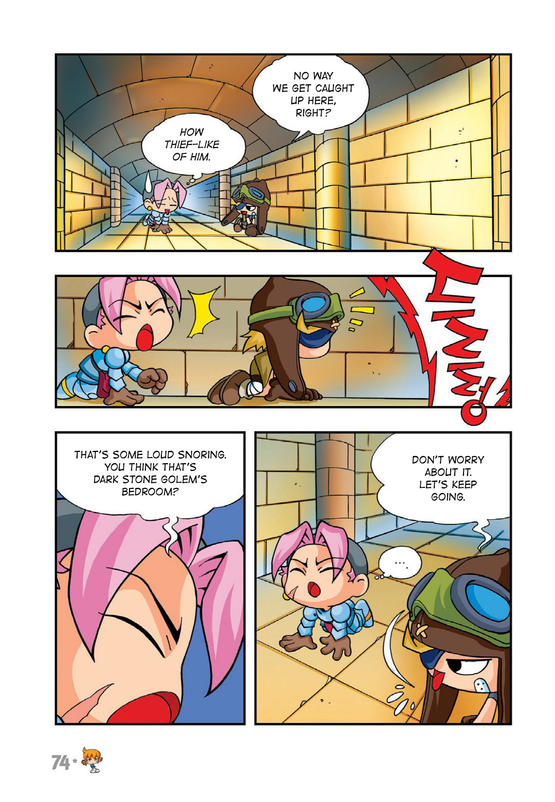 Comic Maplestory Offline Rpg - Vol.3 Chapter 12: Escape From Golem Temple!