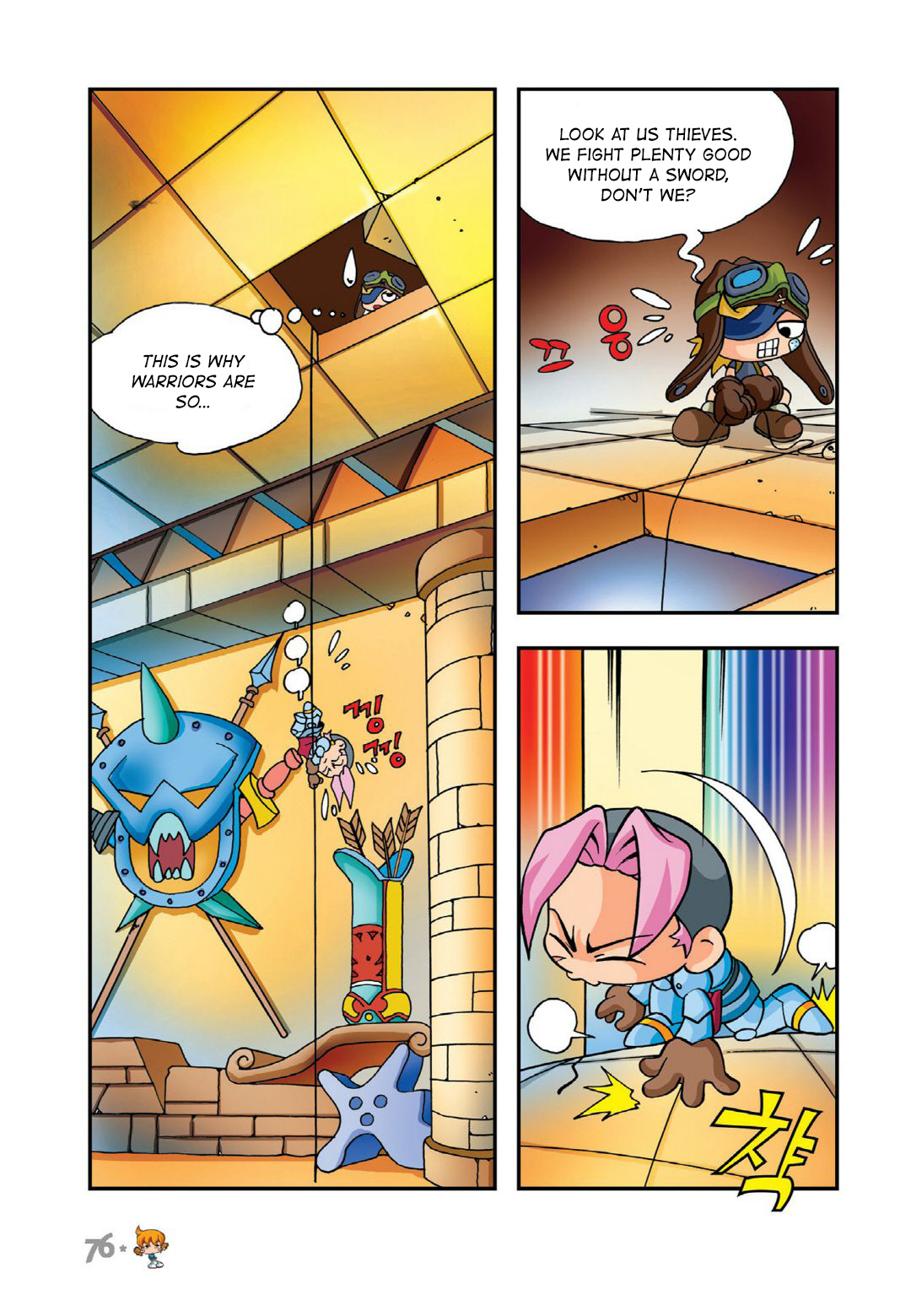 Comic Maplestory Offline Rpg - Vol.3 Chapter 12: Escape From Golem Temple!