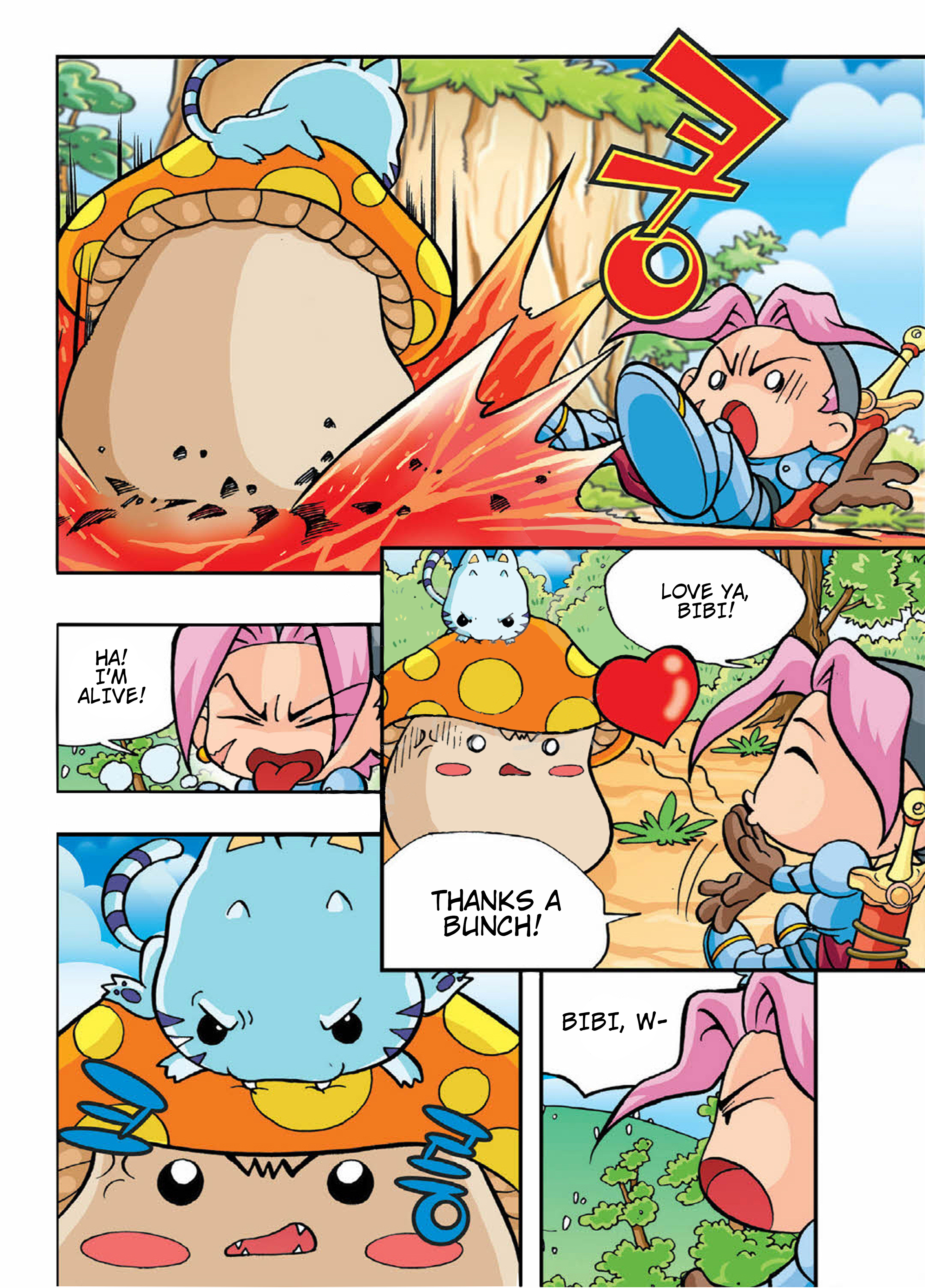 Comic Maplestory Offline Rpg - Vol.1 Chapter 4 : Befriending A Mushroom Monster!