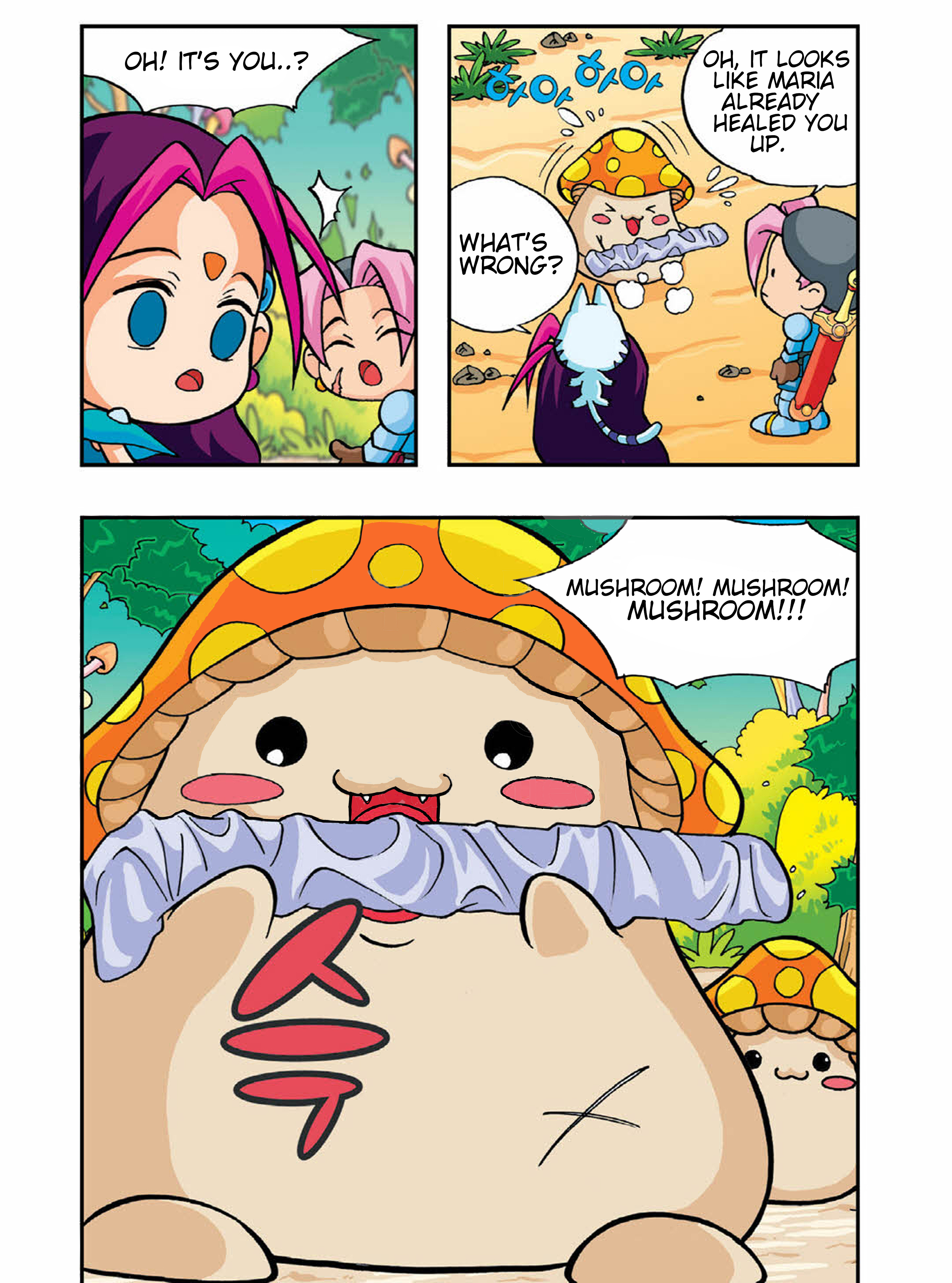 Comic Maplestory Offline Rpg - Vol.1 Chapter 4 : Befriending A Mushroom Monster!