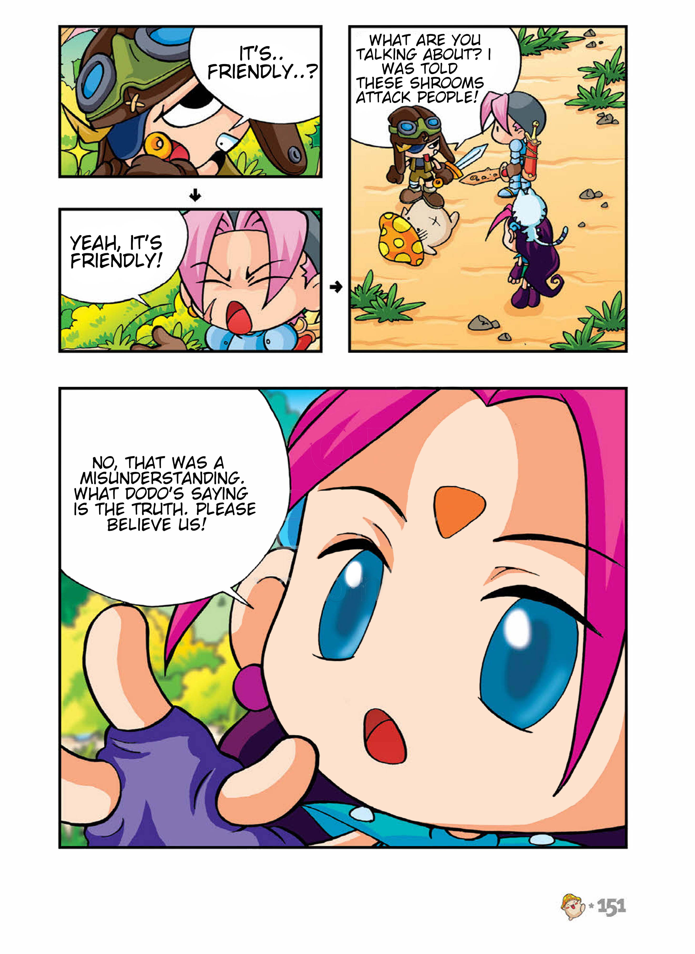 Comic Maplestory Offline Rpg - Vol.1 Chapter 4 : Befriending A Mushroom Monster!