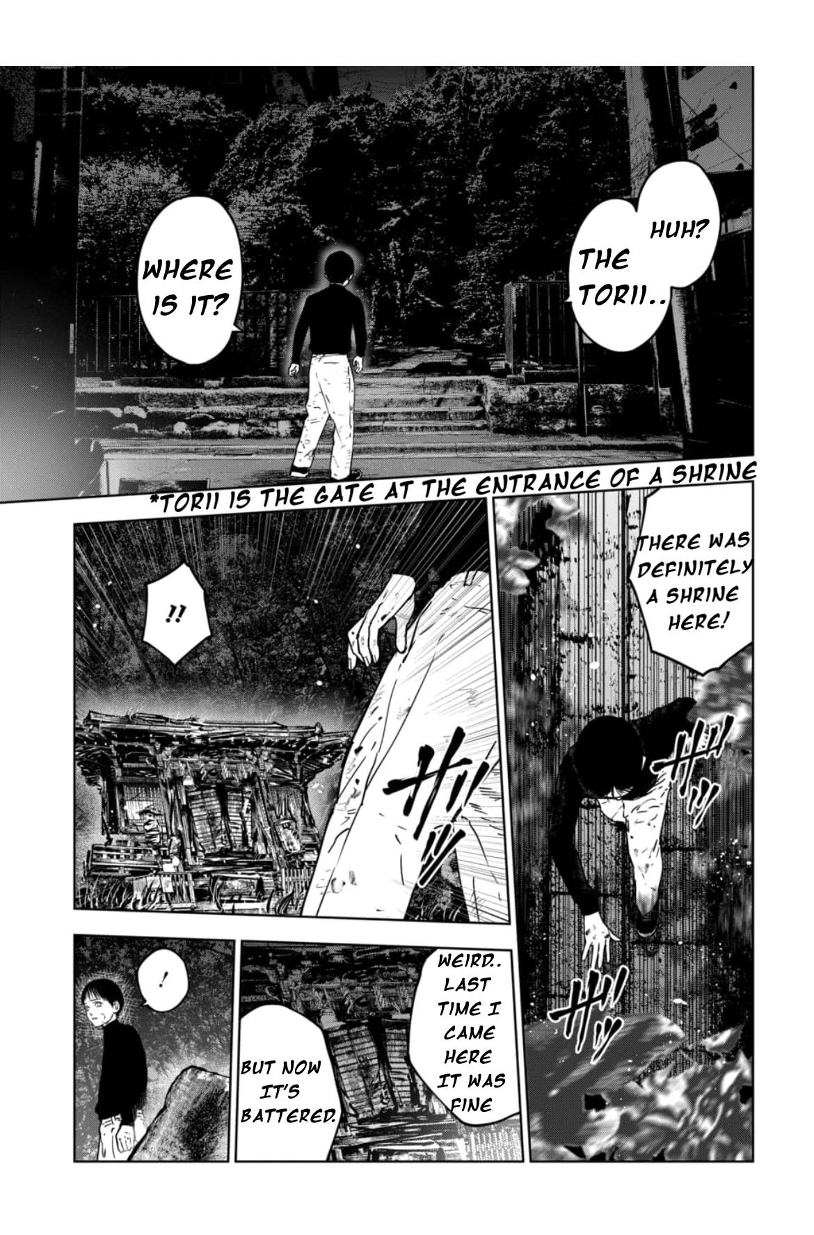 Massacre Happy End - The Blue Chapter - Vol.1 Chapter 4.1:  Chapter 4 Page 4 Missing Page