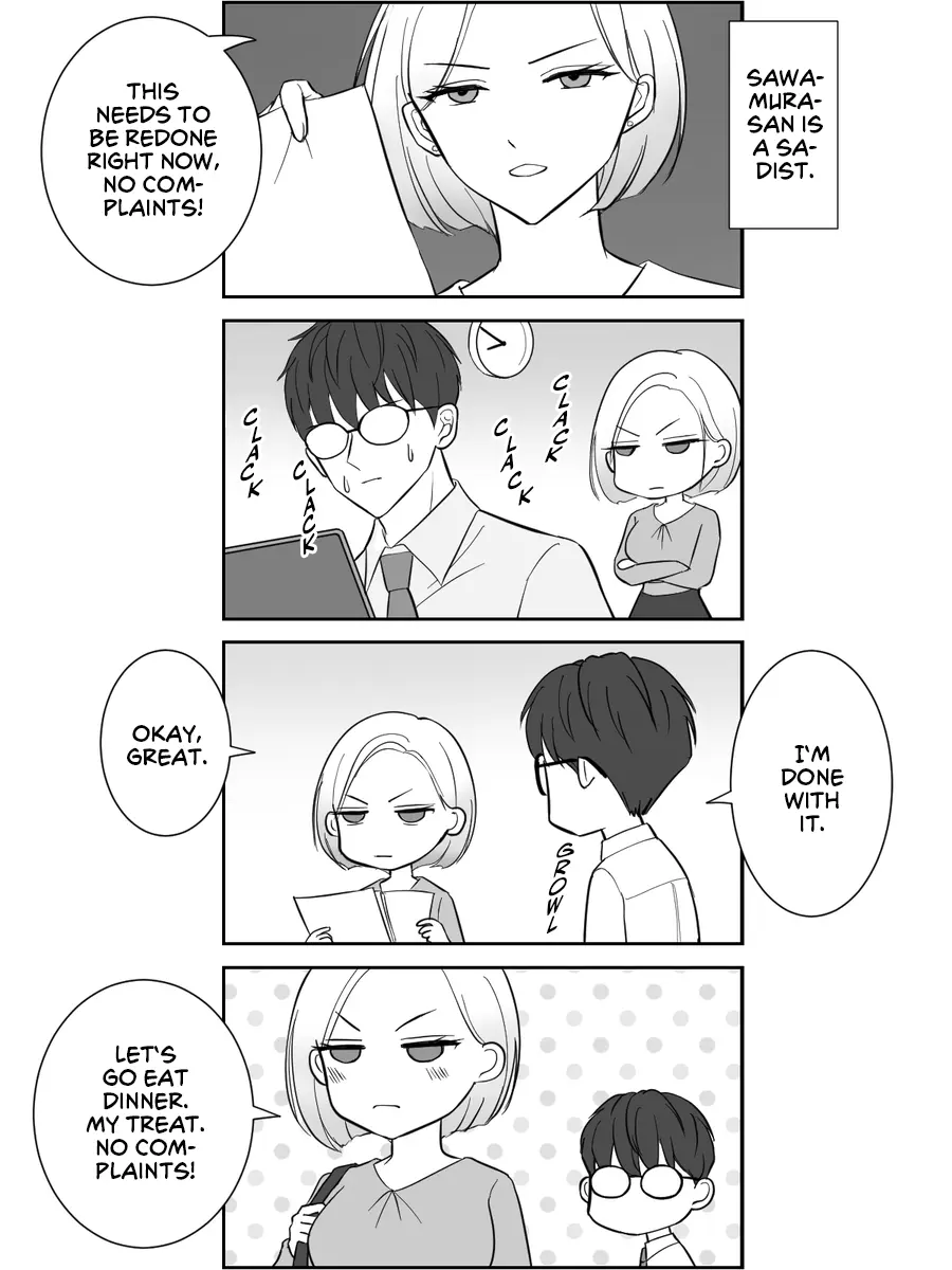 Megane-Kun O Suki Sugiru Do S No Sawamura-San - Chapter 1: Overtime