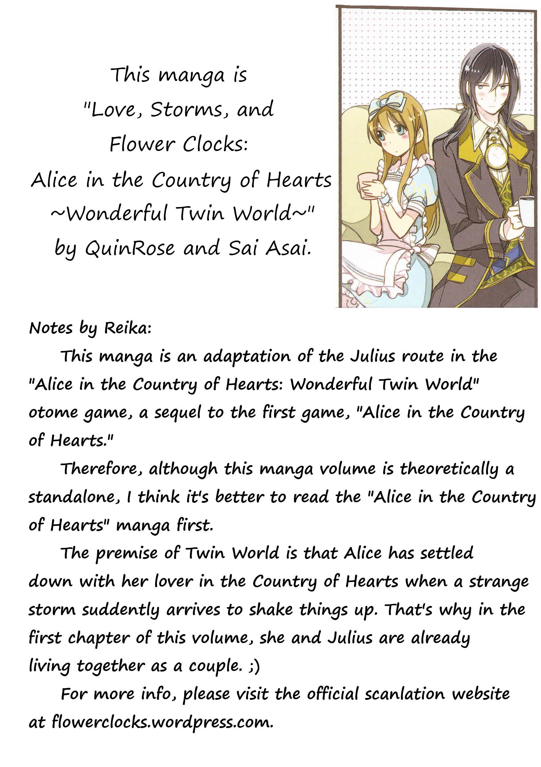 Koi To Arashi To Hanadokei - Heat No Kuni No Alice - Wonderful Twin World - Vol.01 Chapter 02