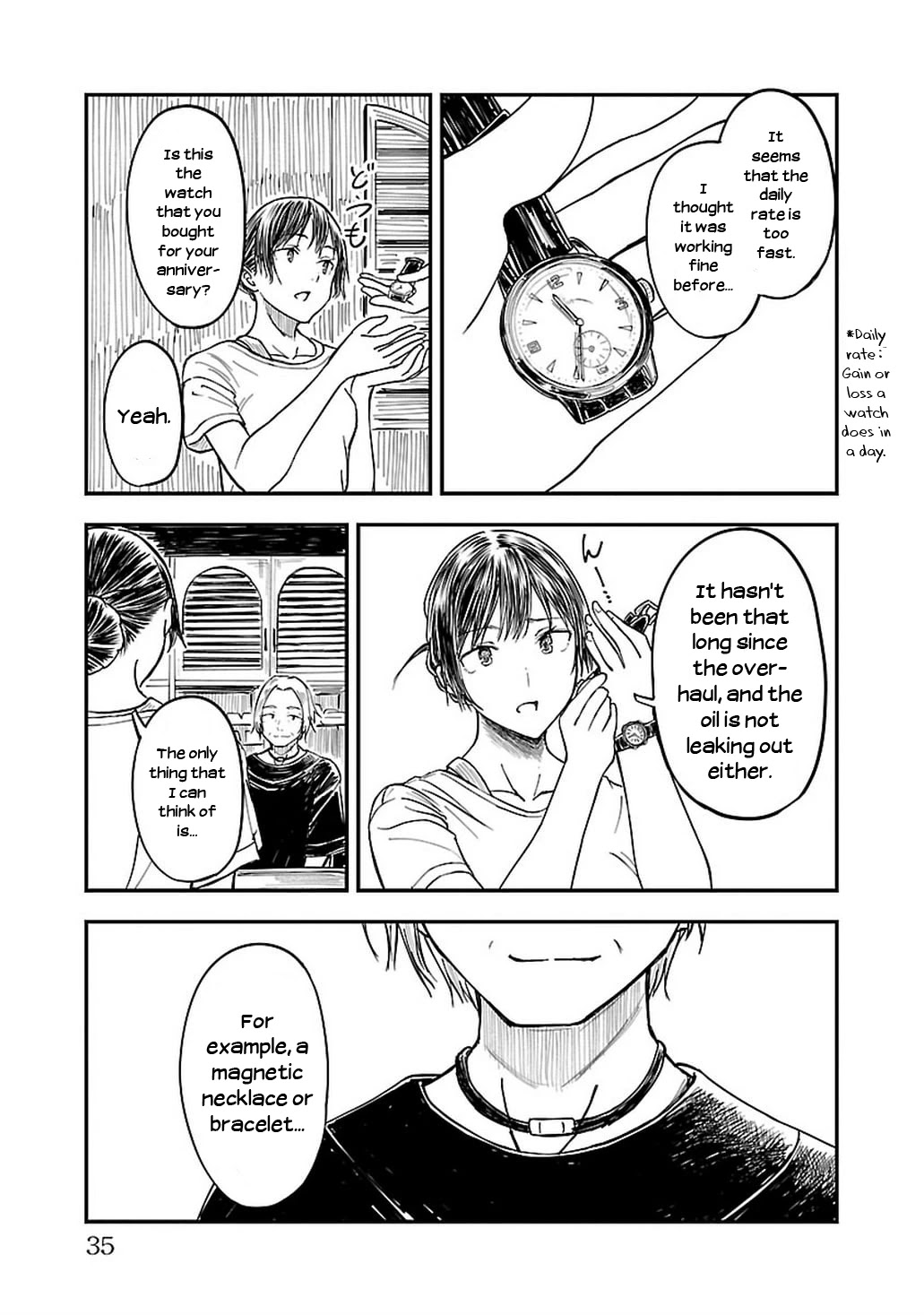 Kanmuri-San's Watch Workshop - Chapter 8: The Memories Of The Two Of Us