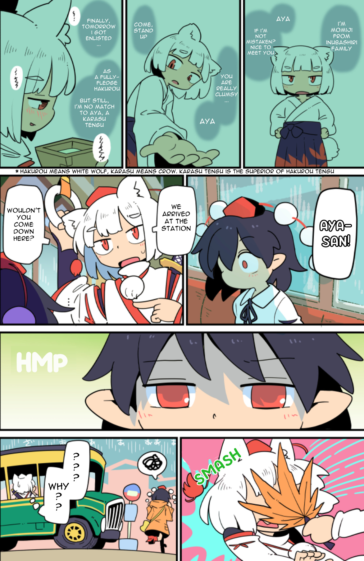 Touhou - Atai To Gensokyo - Vol.1 Chapter 14: Shameimaru-San And Inubashiri-San