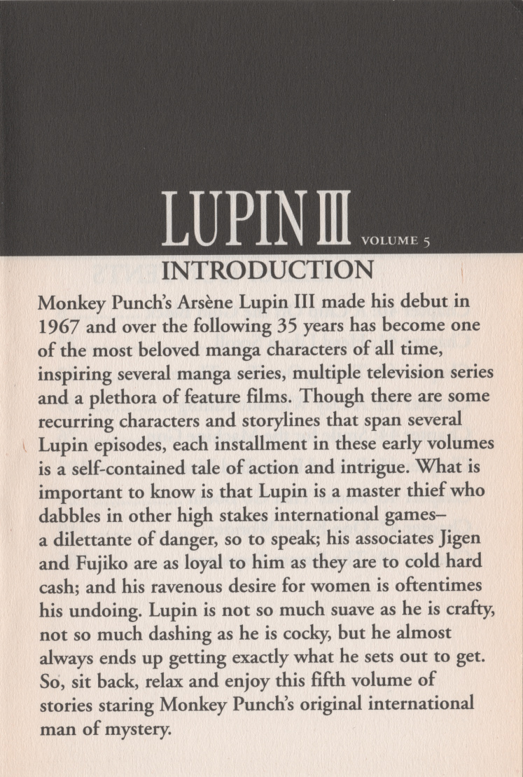 Lupin Iii - Vol.5 Chapter 40: A Chip Off The Gold Block