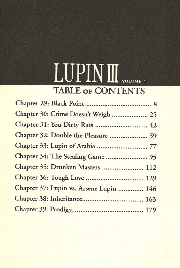 Lupin Iii - Vol.4 Chapter 29: Black Point