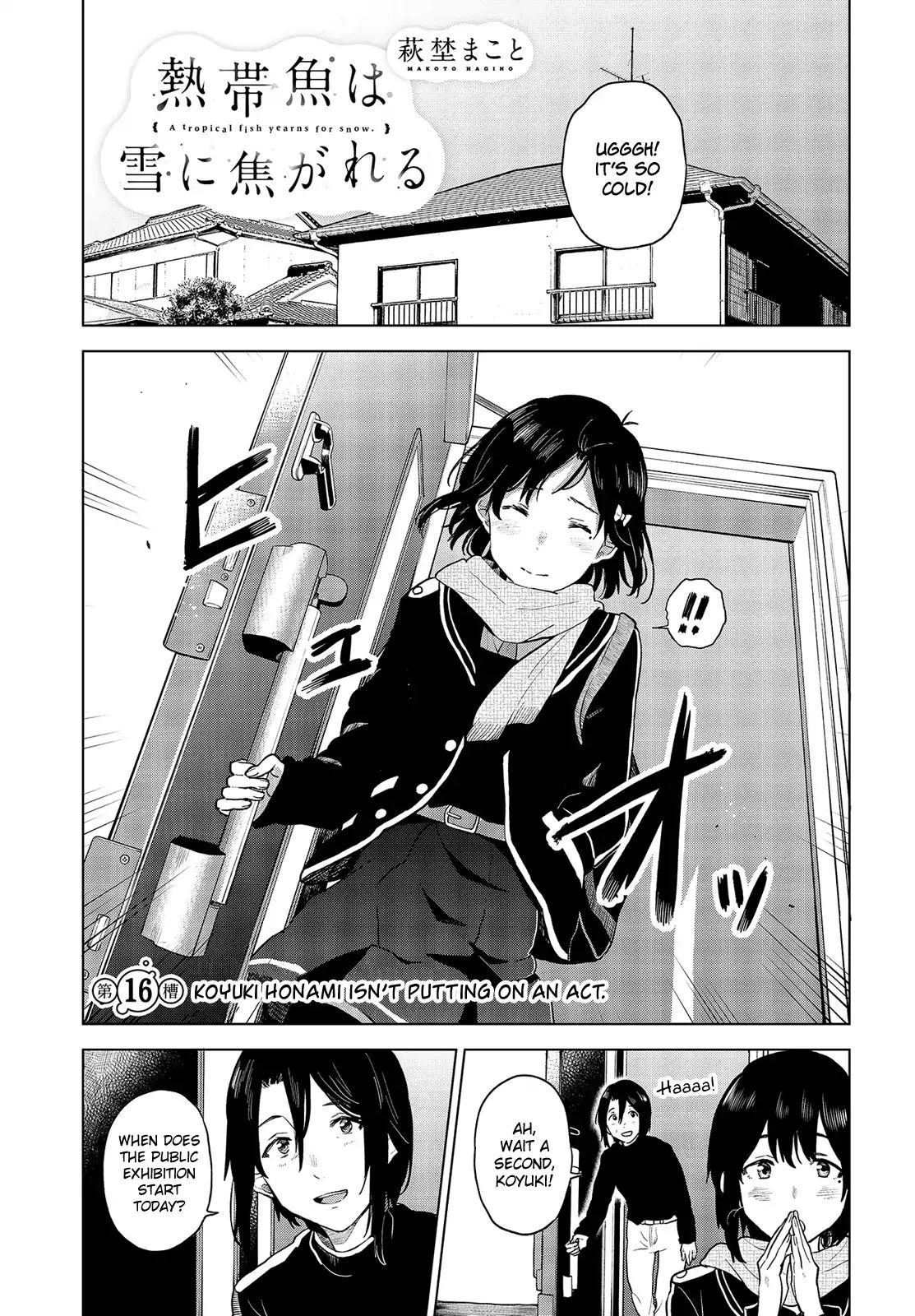 Nettaigyo Wa Yuki Ni Kogareru - Vol.4 Chapter 16: Koyuki Honami Isn't Putting On An Act.