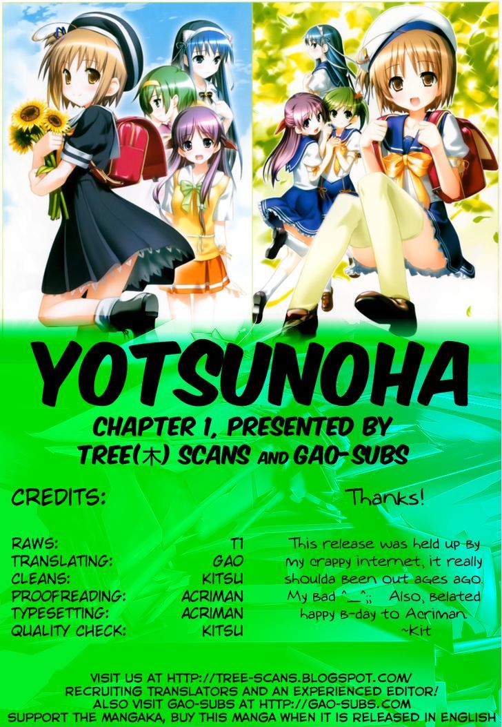 Yotsunoha - Vol.1 Chapter 1