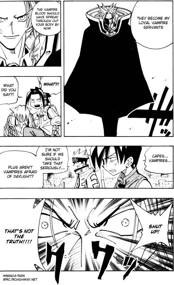 Shaman King - Vol.11 Chapter 96 : The Cut And The Blood