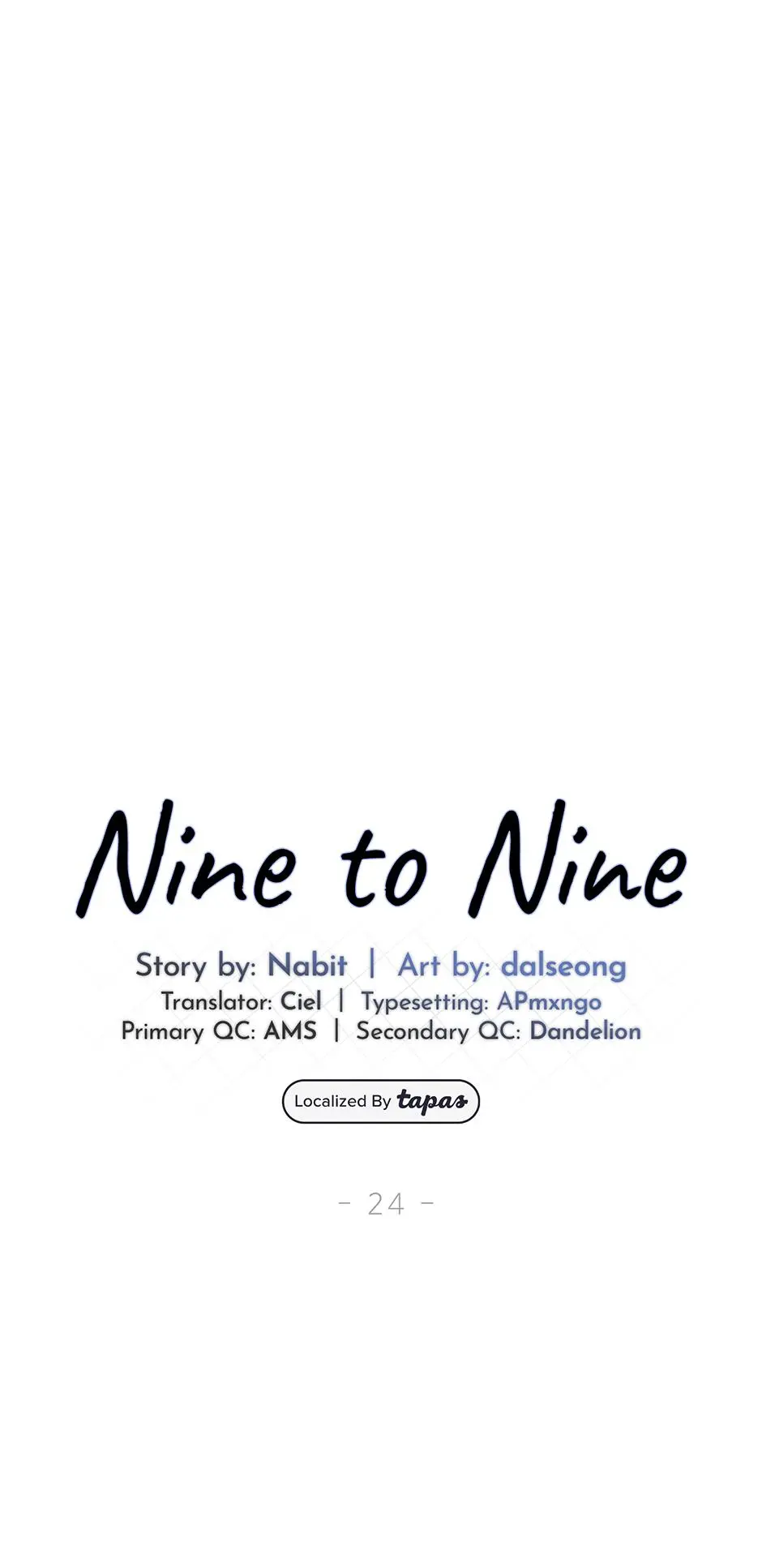 Nine To Nine - Chapter 24