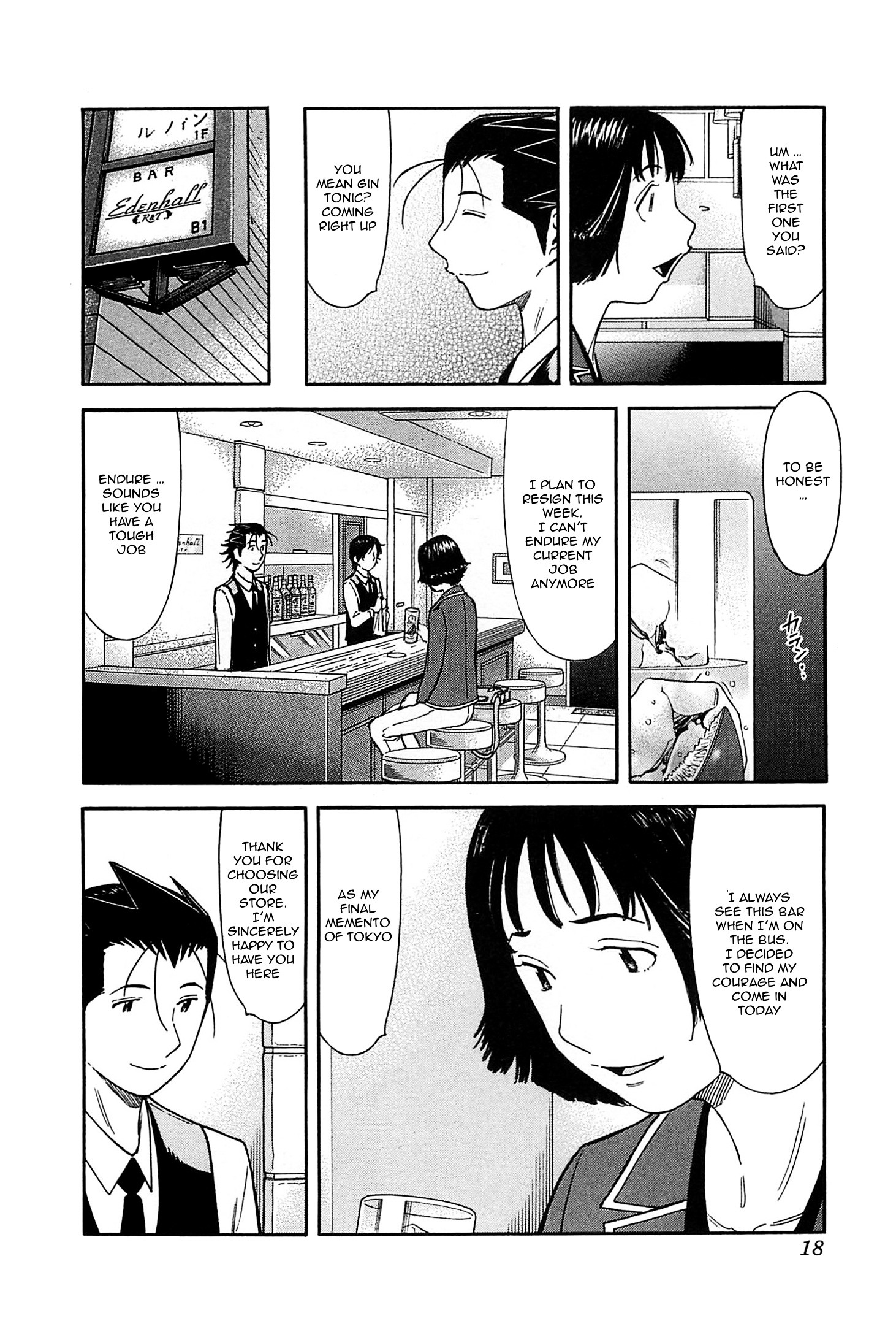 Bartender - Chapter 151 : Tokyo Station, 6 O’ Clock Train, Hope – Gaman Girl