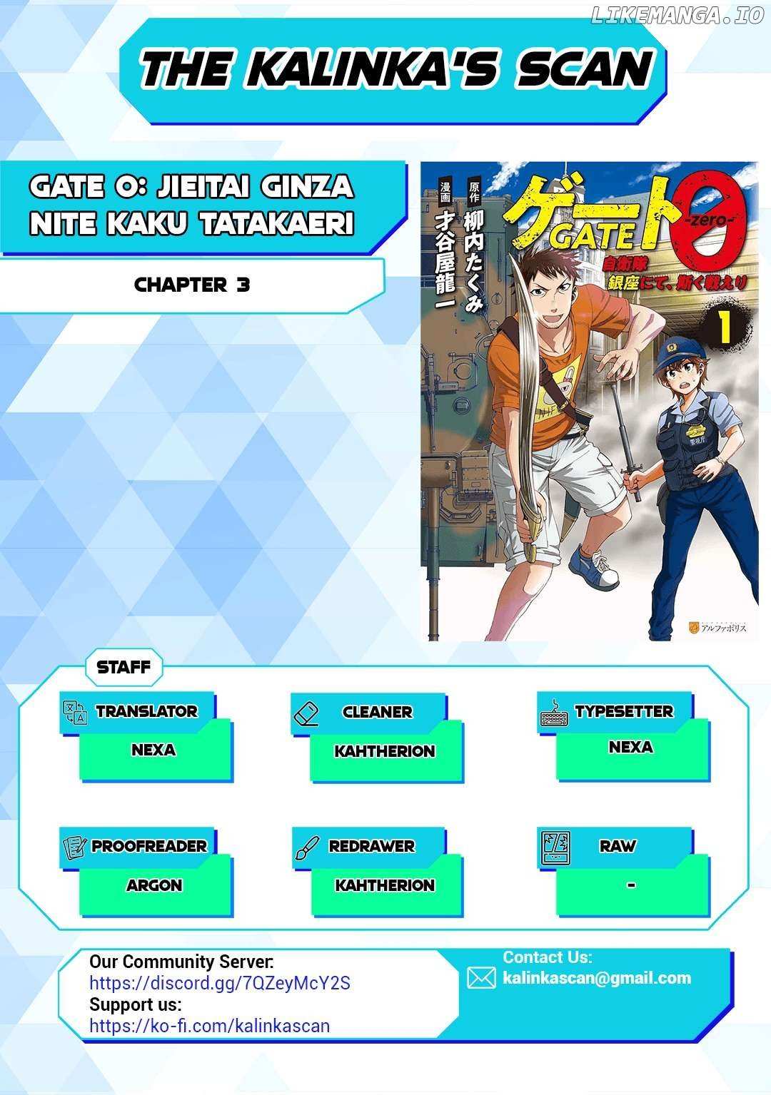 Gate 0: Jieitai Ginzai Nite Kaku Tatakaeri - Chapter 3