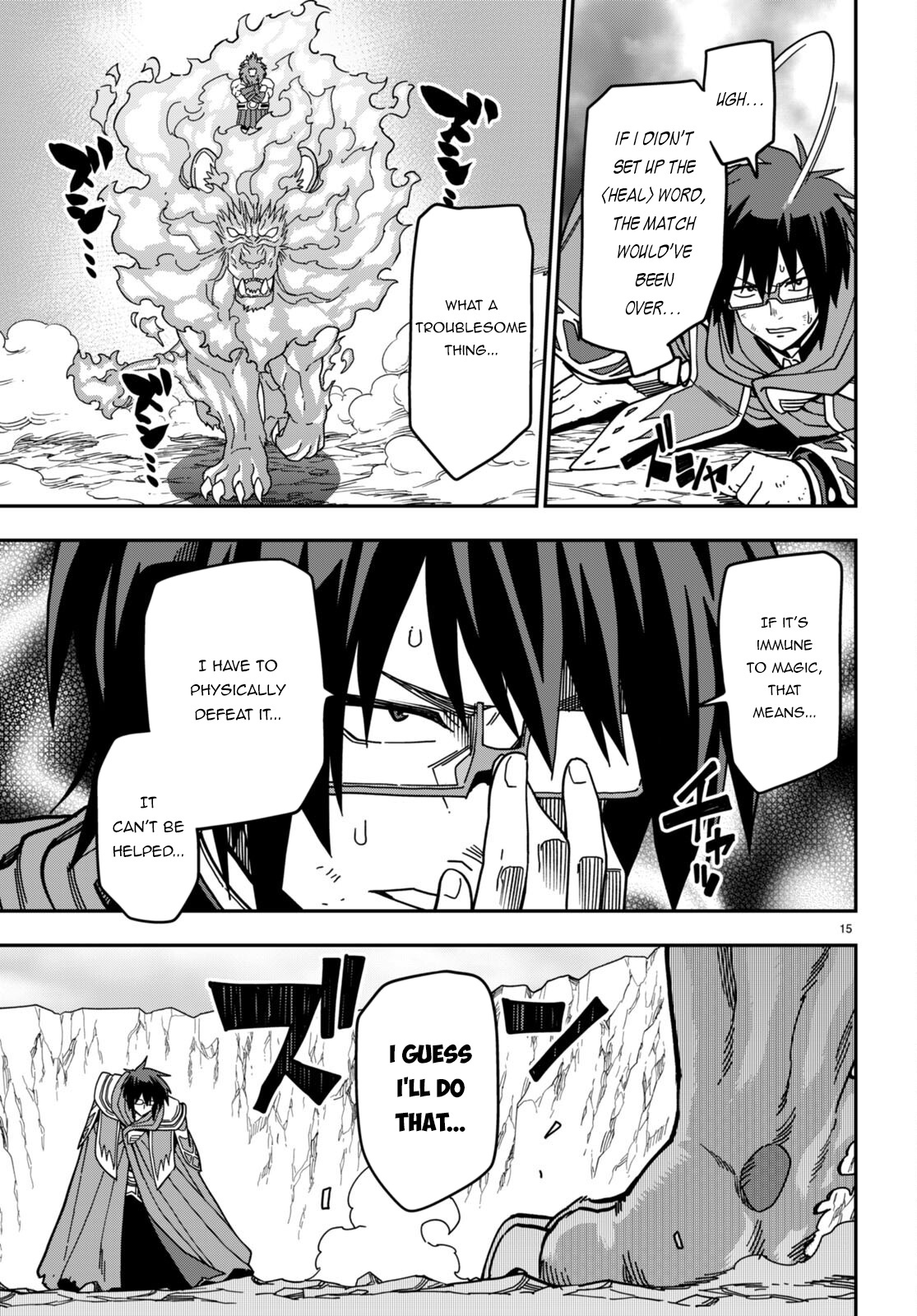 Konjiki No Moji Tsukai - Yuusha Yonin Ni Makikomareta Unique Cheat - Chapter 93: The Winner Raises His Fist To The Sky - Part 3