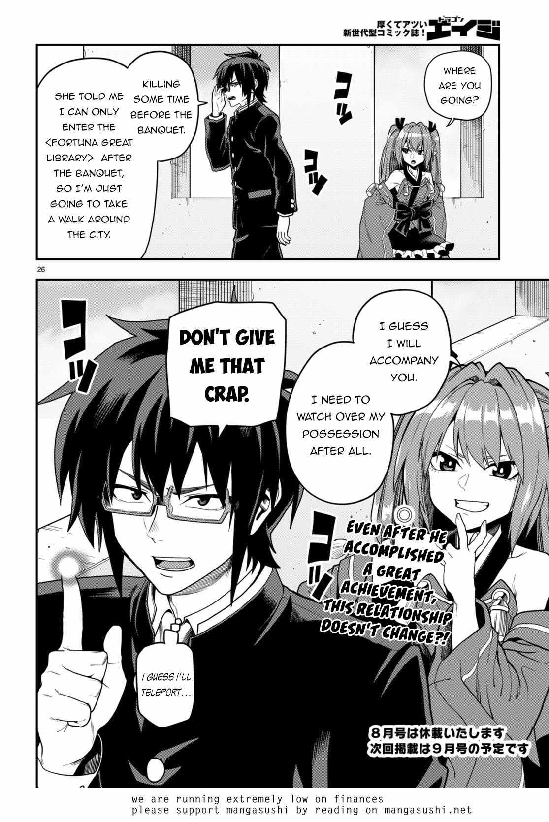 Konjiki No Moji Tsukai - Yuusha Yonin Ni Makikomareta Unique Cheat - Chapter 98