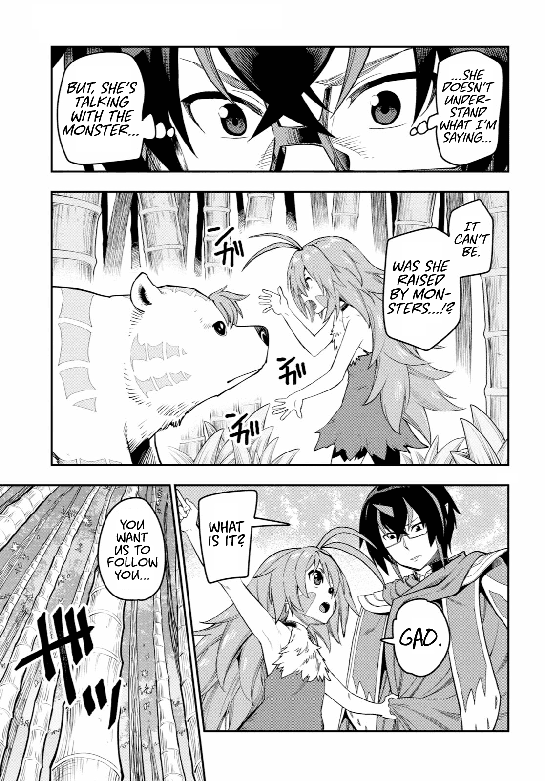 Konjiki No Moji Tsukai - Yuusha Yonin Ni Makikomareta Unique Cheat - Chapter 53: A Child Raised By Monsters