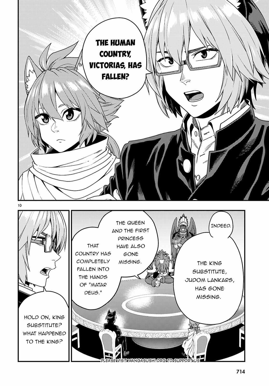 Konjiki No Moji Tsukai - Yuusha Yonin Ni Makikomareta Unique Cheat - Chapter 111