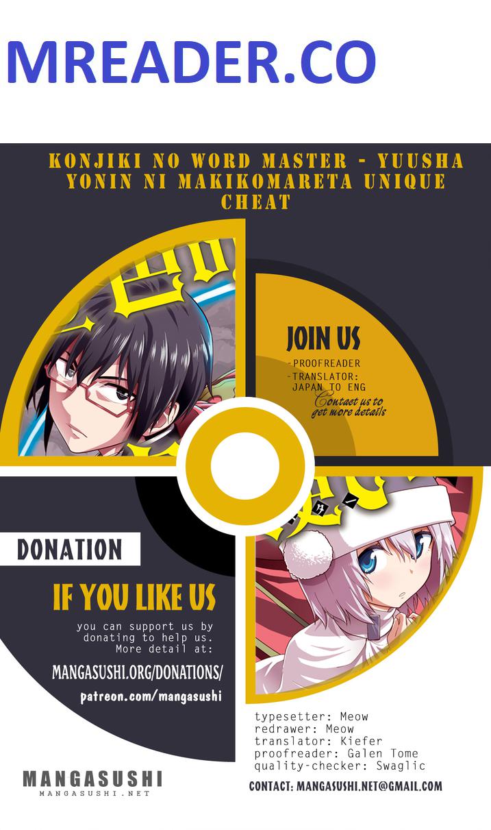 Konjiki No Moji Tsukai - Yuusha Yonin Ni Makikomareta Unique Cheat - Chapter 92