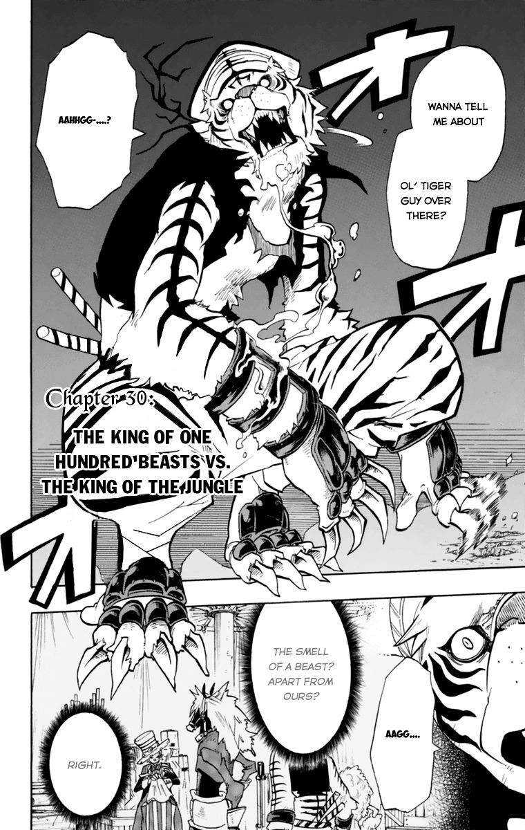 Oumagadoki Doubutsuen - Vol.4 Chapter 30 : The King Of One Hundred Beasts Vs. The King Of The Jungle