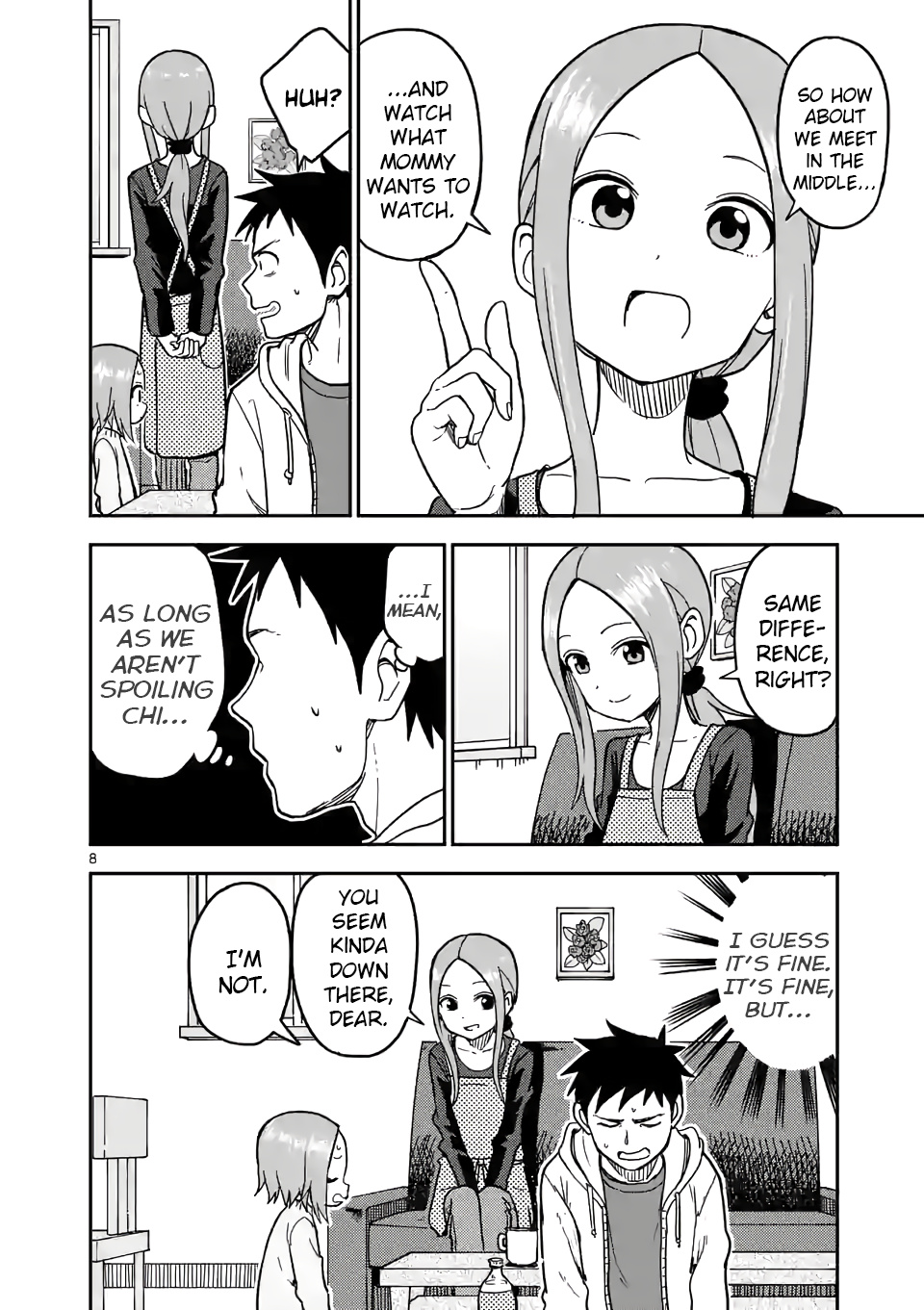 Karakai Jouzu No (Moto) Takagi-San - Chapter 126