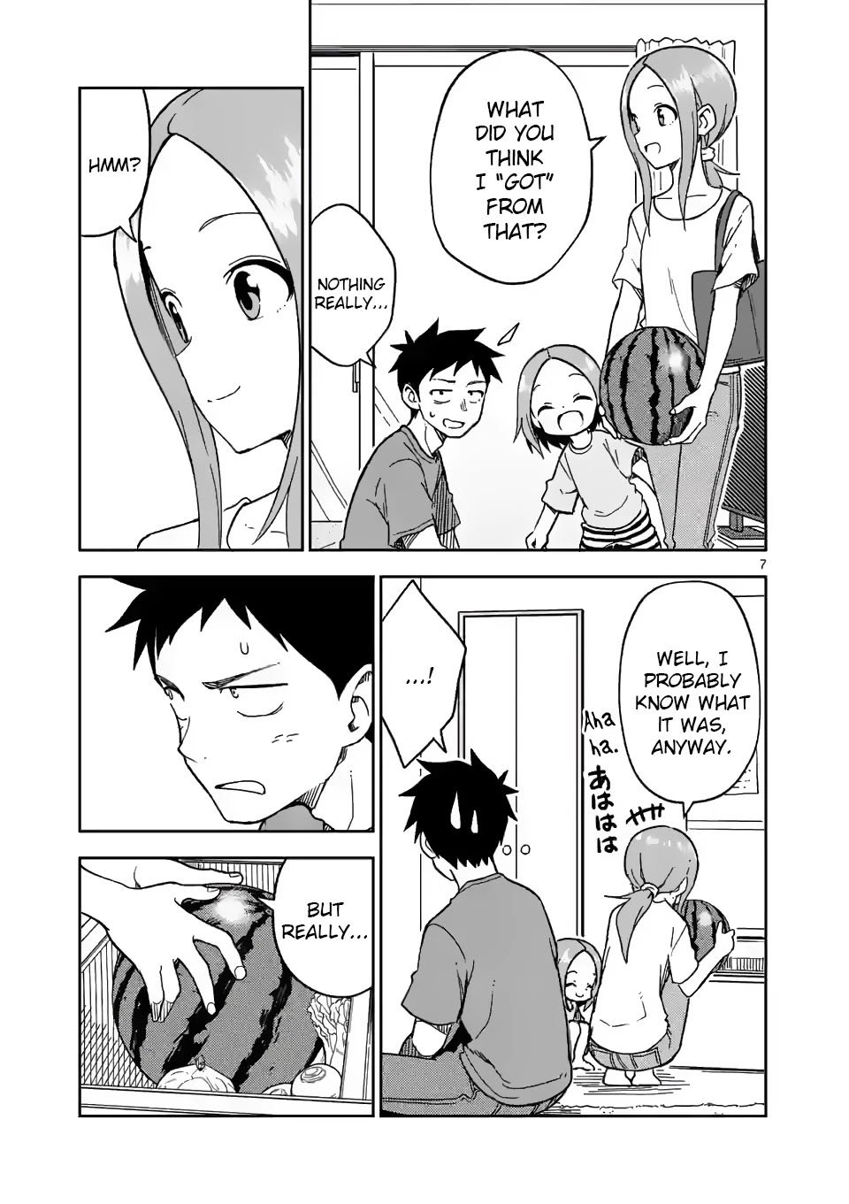 Karakai Jouzu No (Moto) Takagi-San - Chapter 189