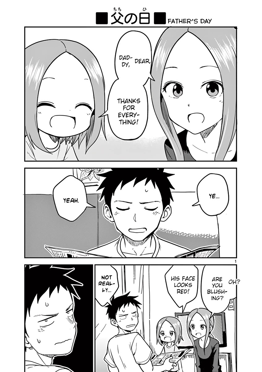 Karakai Jouzu No (Moto) Takagi-San - Chapter 141.5