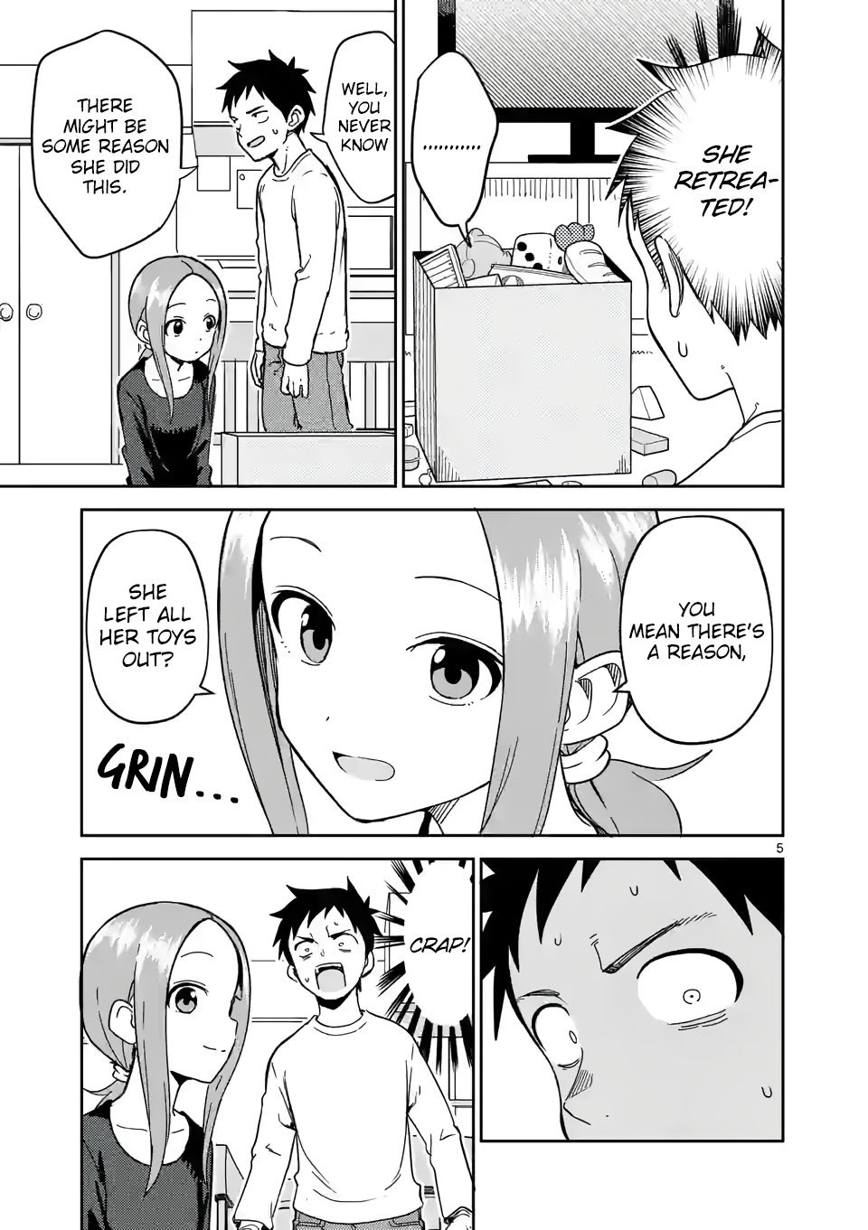 Karakai Jouzu No (Moto) Takagi-San - Chapter 215