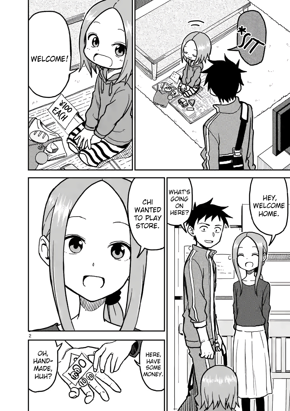 Karakai Jouzu No (Moto) Takagi-San - Chapter 111