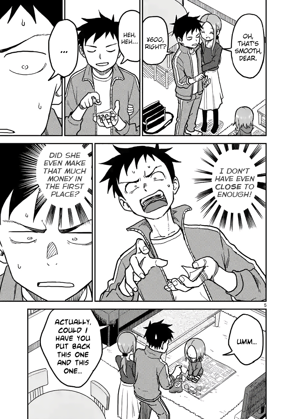 Karakai Jouzu No (Moto) Takagi-San - Chapter 111