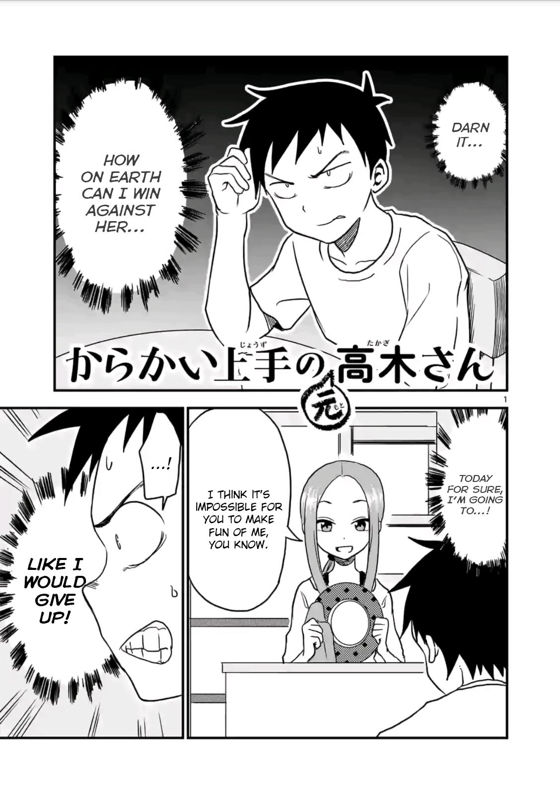 Karakai Jouzu No (Moto) Takagi-San - Chapter 15