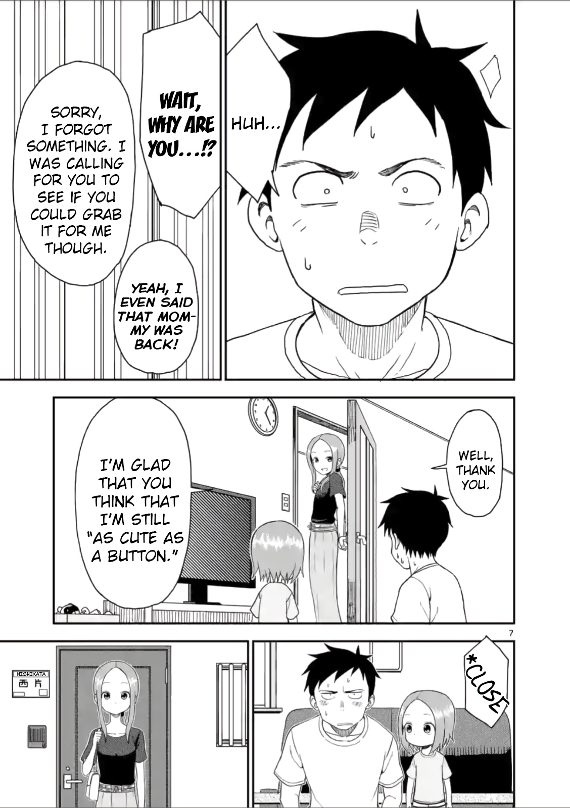 Karakai Jouzu No (Moto) Takagi-San - Chapter 52