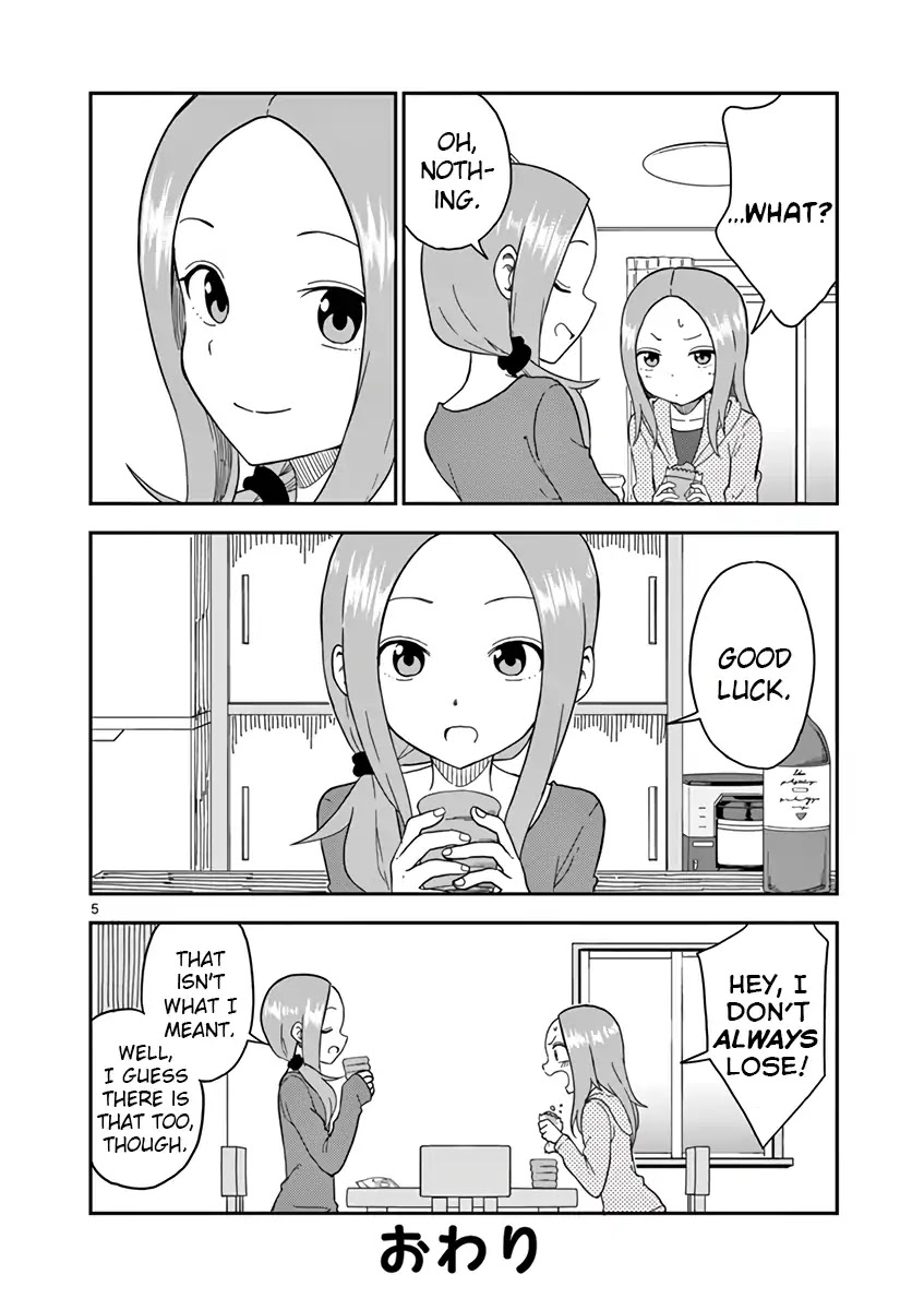 Karakai Jouzu No (Moto) Takagi-San - Chapter 67.5