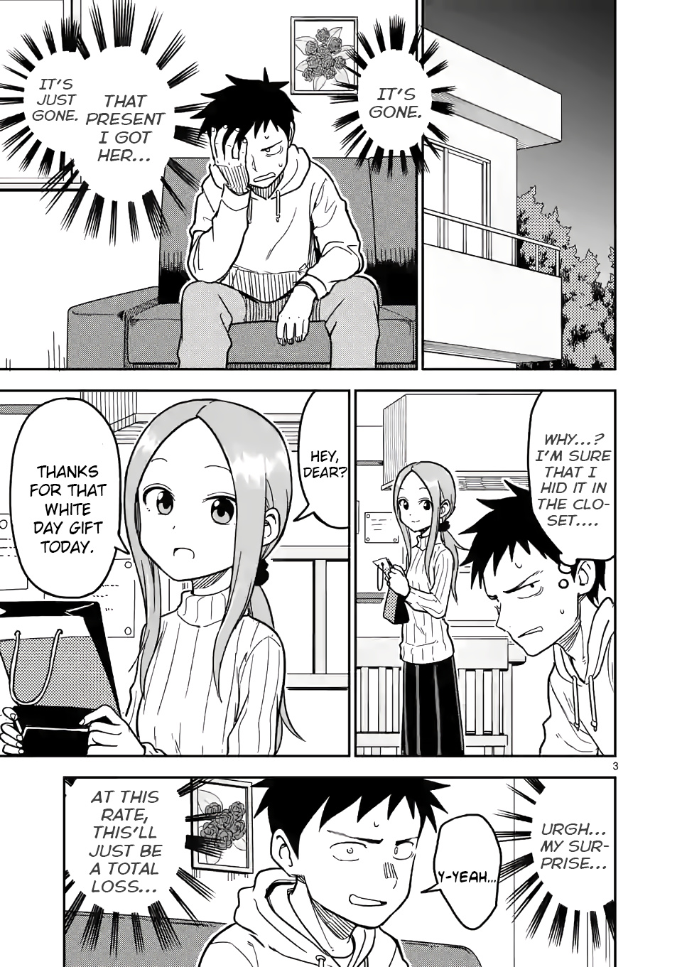 Karakai Jouzu No (Moto) Takagi-San - Chapter 127